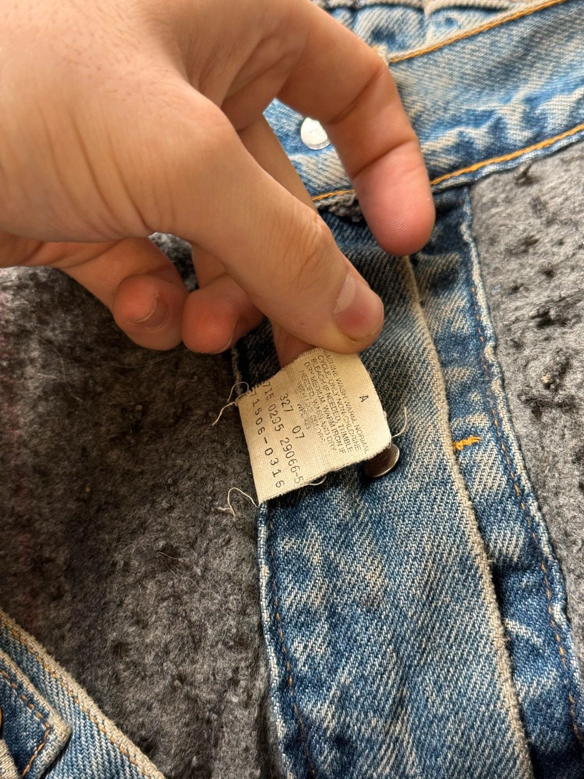 Levi's Veste Jean Levi's Type III trucker 71506 Made In USA 80s L Size US L / EU 52-54 / 3 - 10 Thumbnail