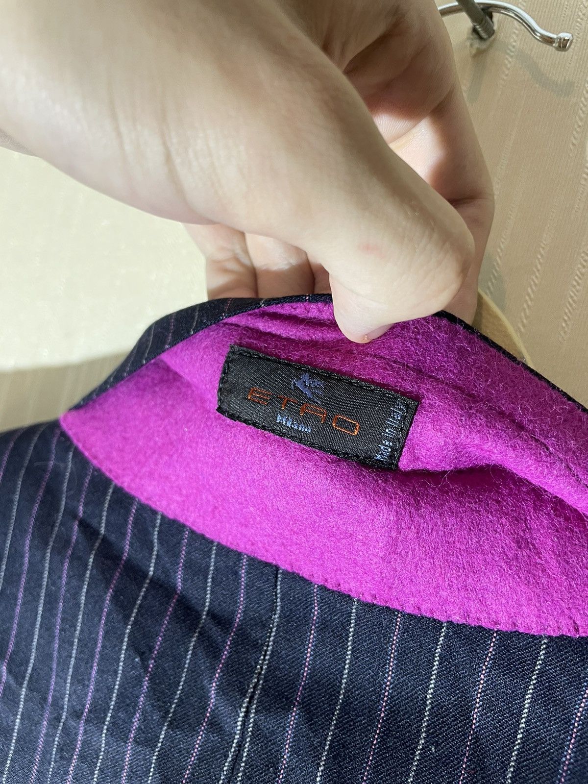 Designer × Etro Etro Vintage Wool Blazer Size 54R - 9 Thumbnail