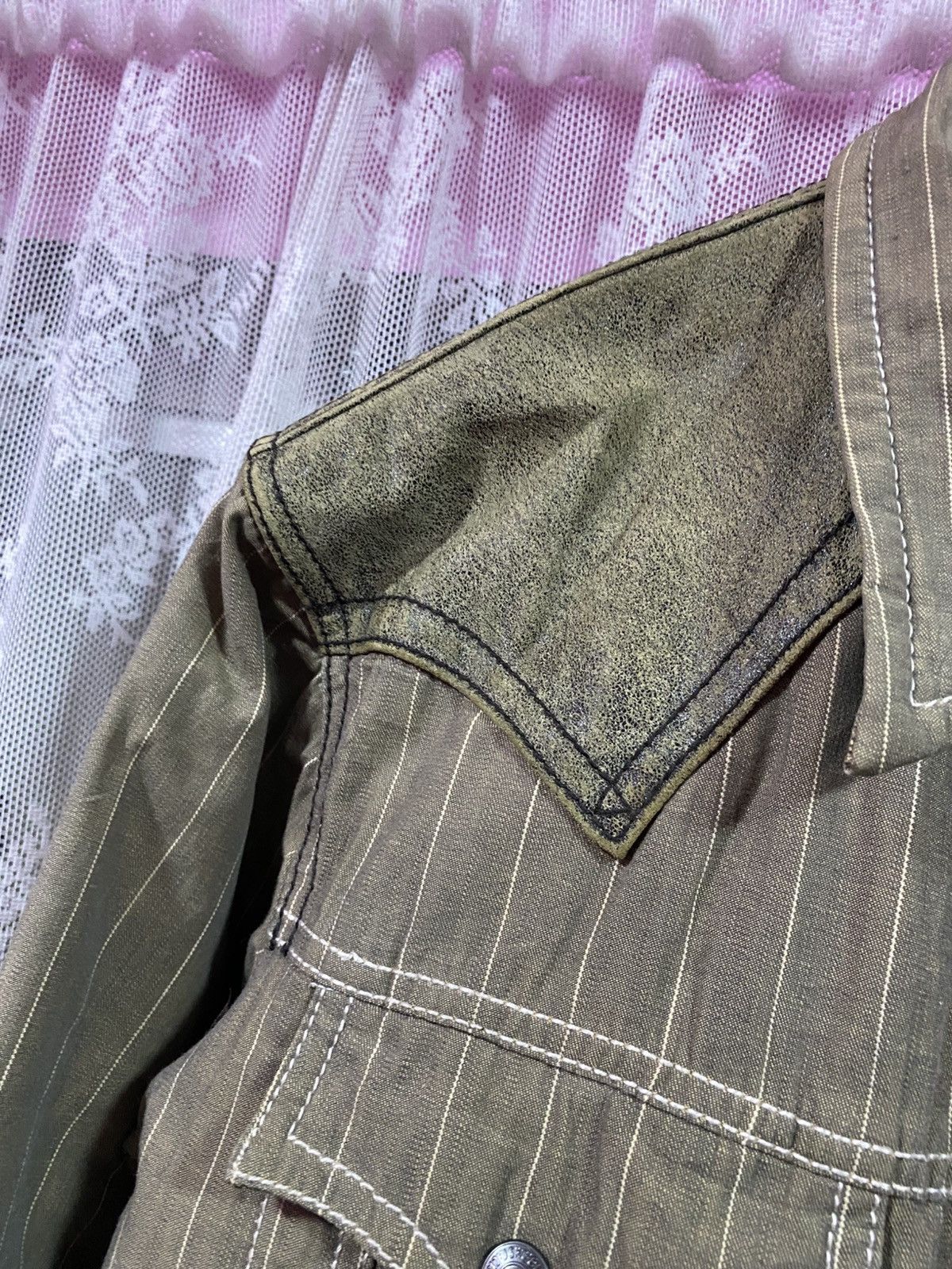 Levi's × Levi's Vintage Clothing × Vintage Vintage Levi's Redloop Hickory Stripe Jacket Made Japan Size US L / EU 52-54 / 3 - 5 Thumbnail