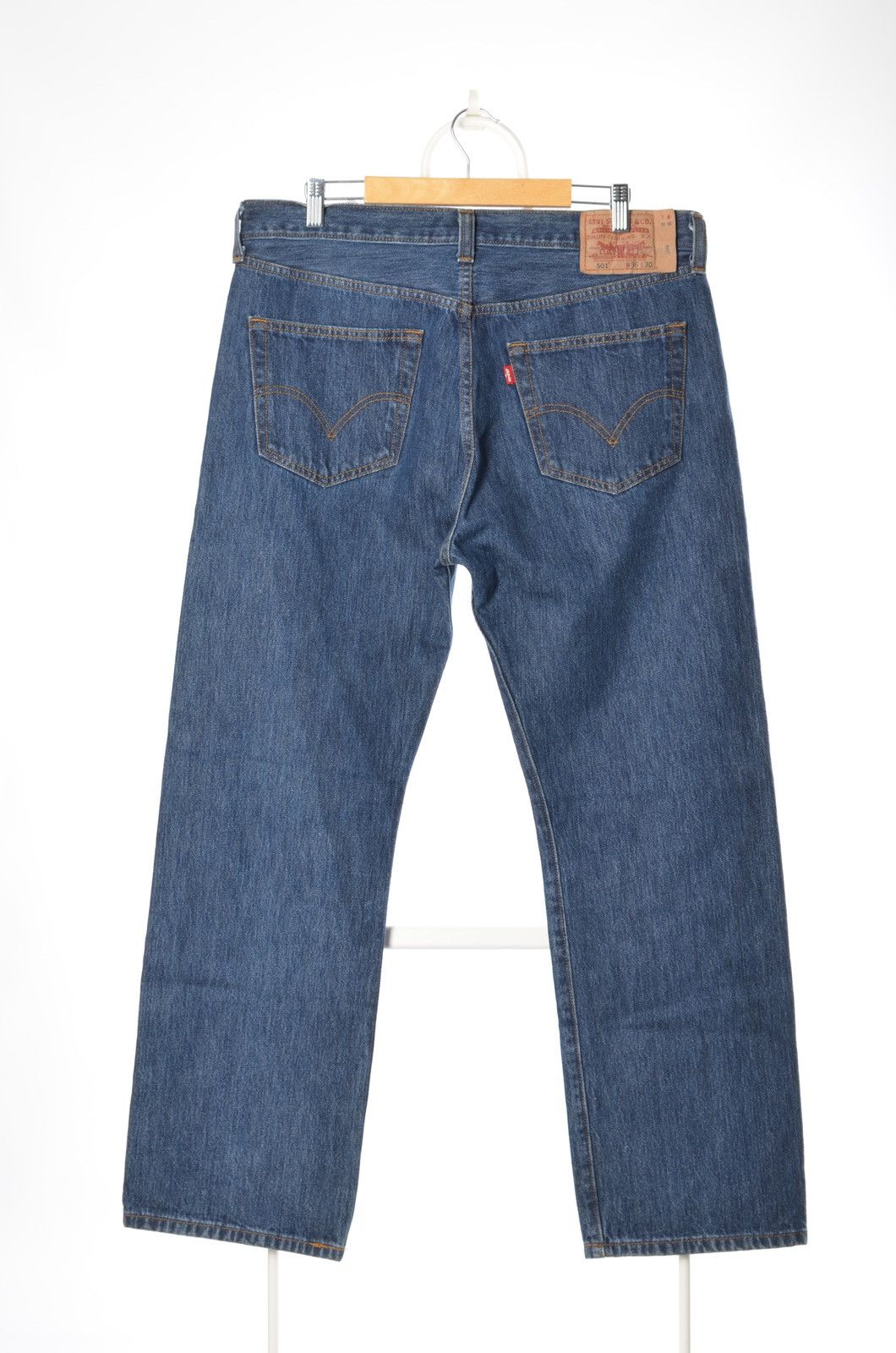 Levi's 🔥 Vintage Levi's 501 sz36 Straight Blue Denim Jeans Size US 36 / EU 52 - 2 Thumbnail