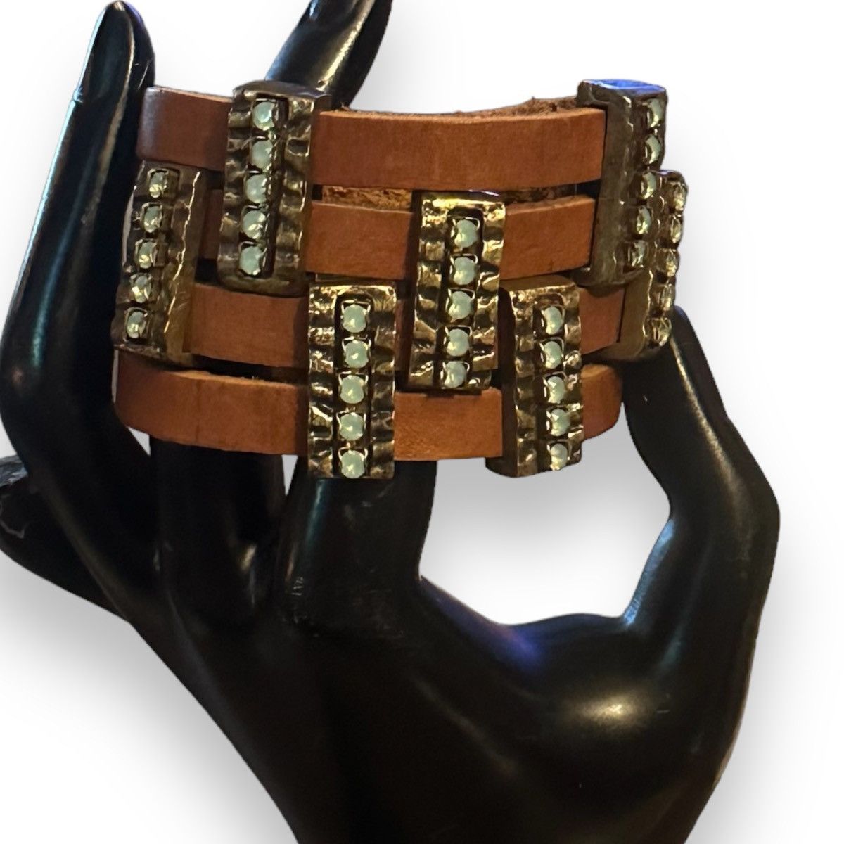 Other Leatherock wide leather bracelet Size ONE SIZE - 2 Thumbnail