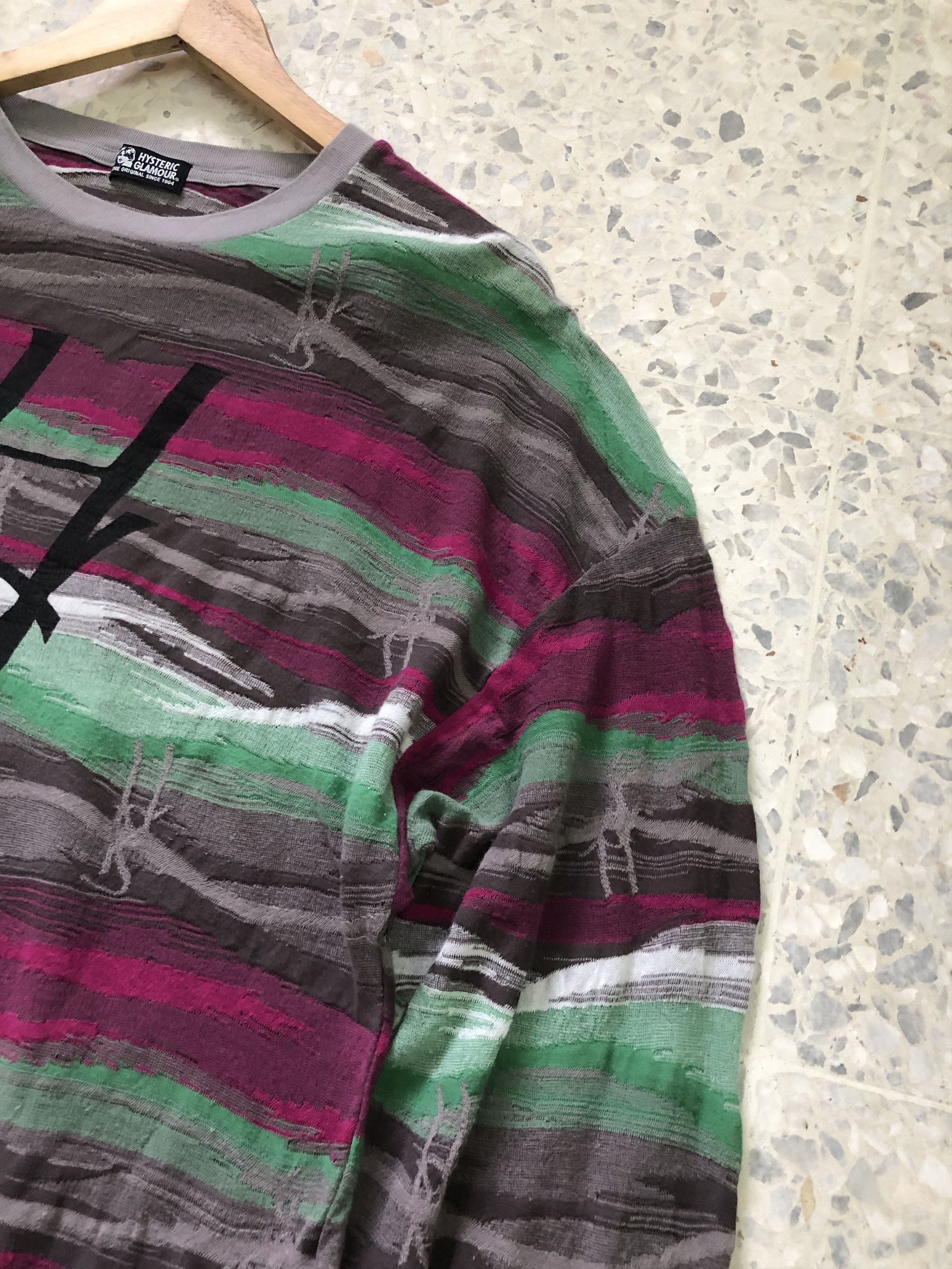 Hysteric Glamour On Fire🔥 Hysteric Glamour Knit Printed HYS Logo Sweater Size S / US 4 / IT 40 - 6 Thumbnail