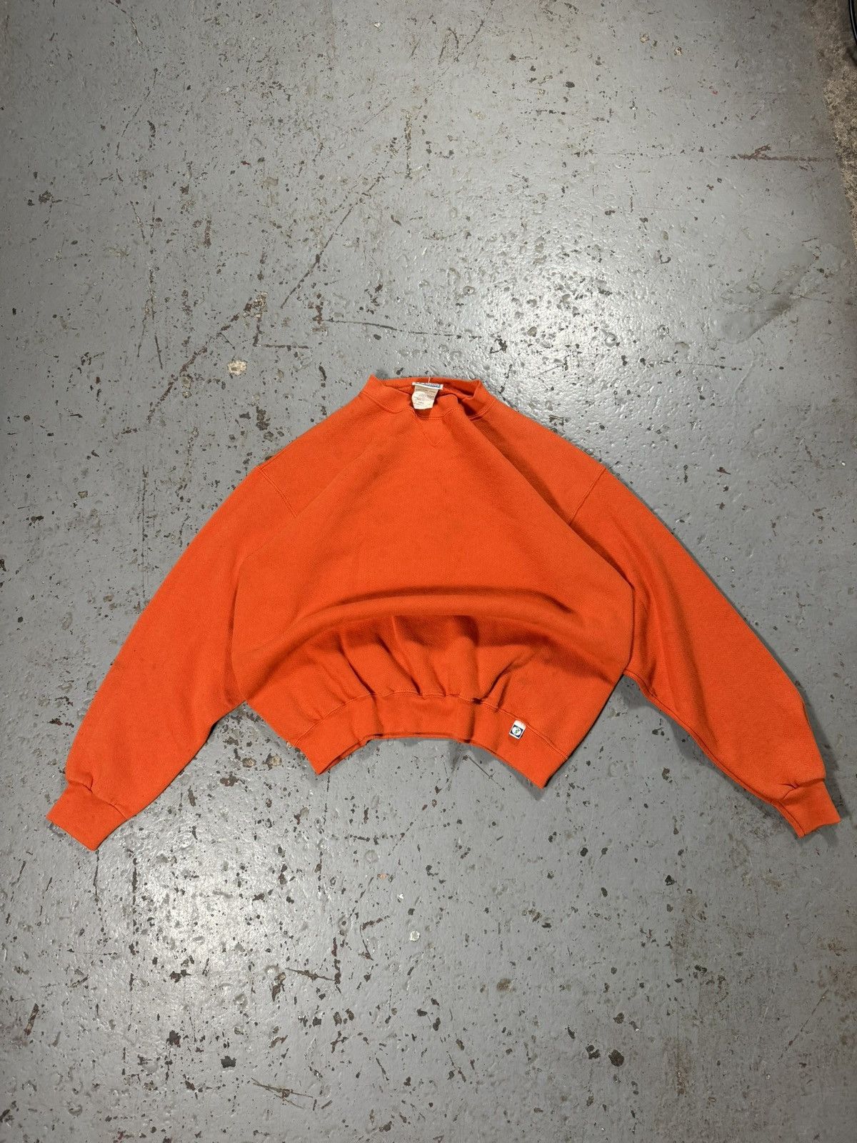Vintage Distressed Blank Crewneck Sweater