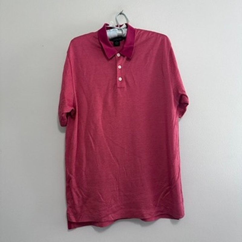 Brooks Brothers Brooks Brothers red textured polo size M Size US M / EU 48-50 / 2 - 2 Thumbnail