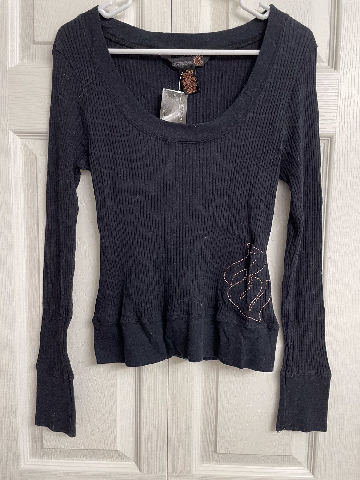 Rocawear Vintage Rocawear Knit Black Sweater XL Size XL / US 12-14 / IT 48-50 - 1 Thumbnail