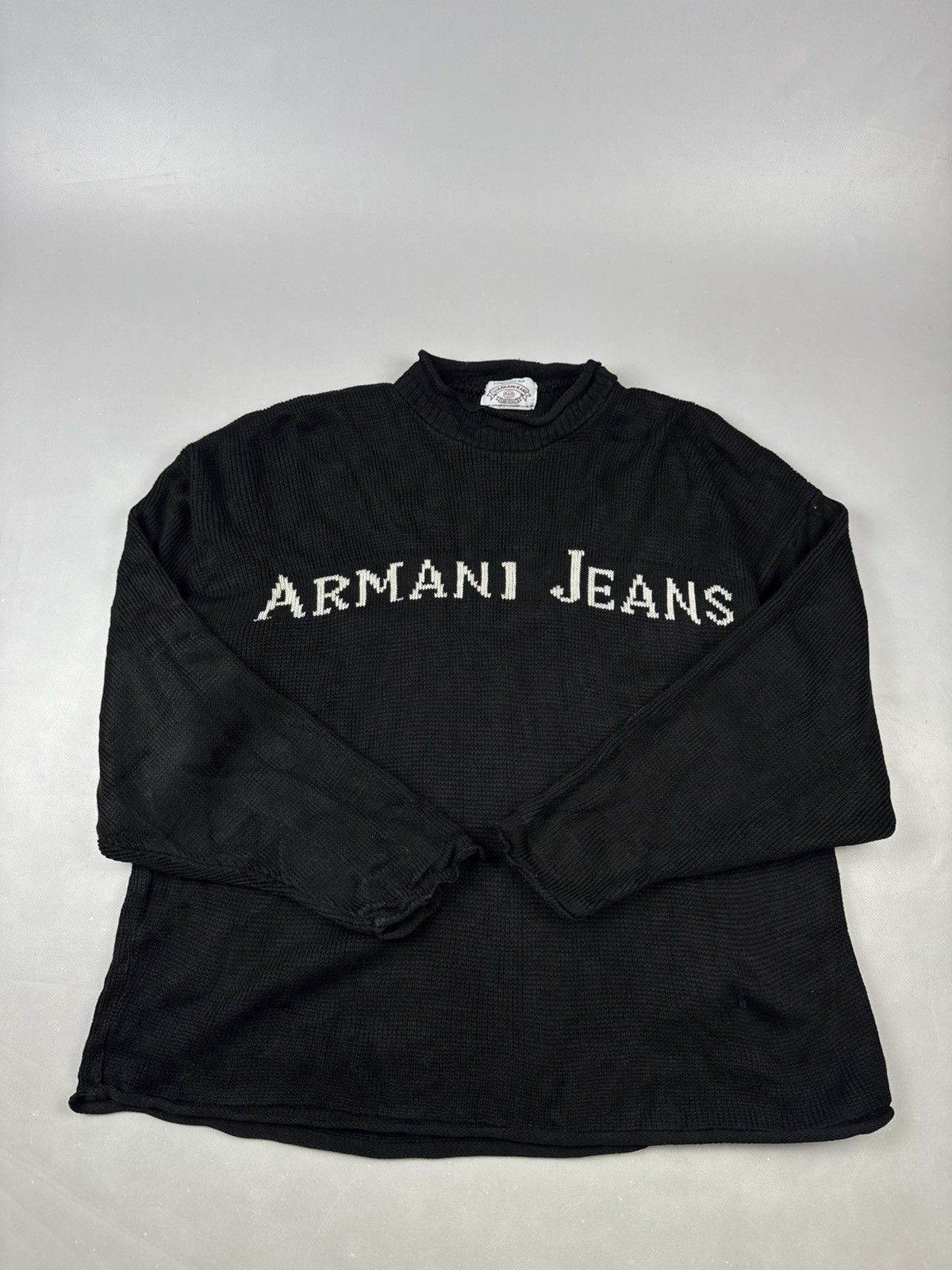Armani Armani jersey black vintage size L men Size US L / EU 52-54 / 3 - 2 Thumbnail
