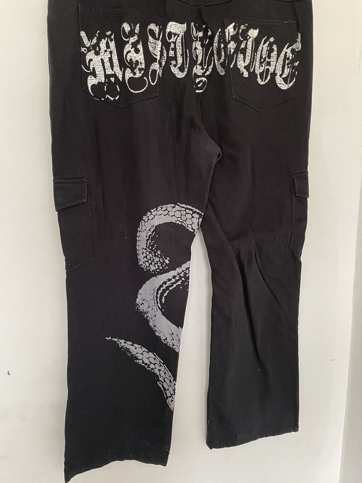 AFFXWRKS × Japanese Brand MISTLETOE SNAKE PRINT CARGO PANT Size US 44 / EU 60 - 6 Thumbnail