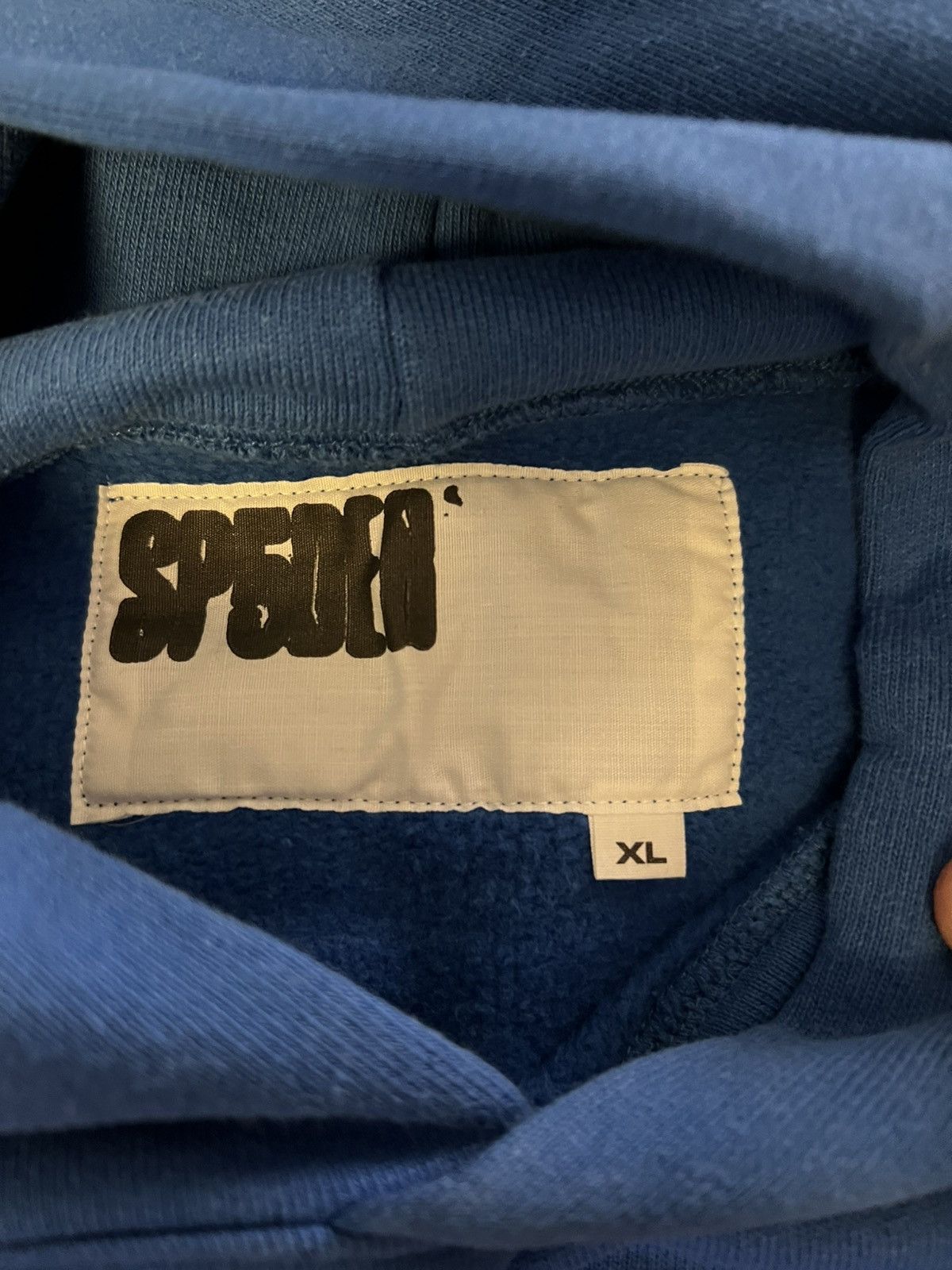 Sp5der Sp5der Angel Number Hoodie Bluew Size US XL / EU 56 / 4 - 2 Thumbnail