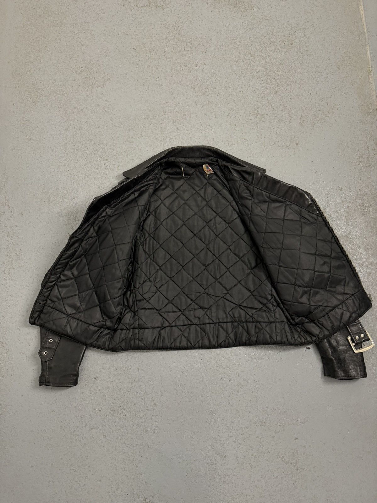 Schott Vintage Schott Perfecto 418 Dense Leather Made In USA Jacket Size US L / EU 52-54 / 3 - 9 Thumbnail