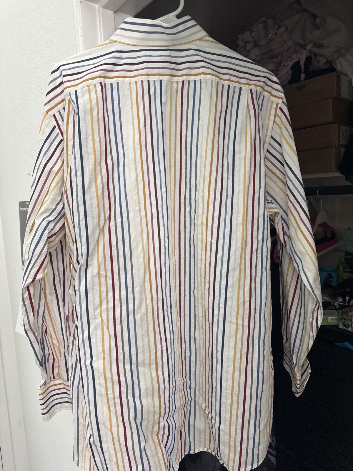 Lacoste Lacoste vintage striped button up Size US L / EU 52-54 / 3 - 1 Thumbnail