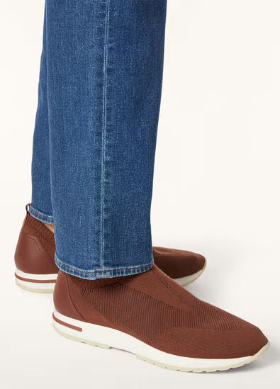 Loro Piana o1w1db10725 FAI4815 360 LP Flexy Walk Sneakers in Moka Brown Size US 10 / EU 43 - 2 Thumbnail
