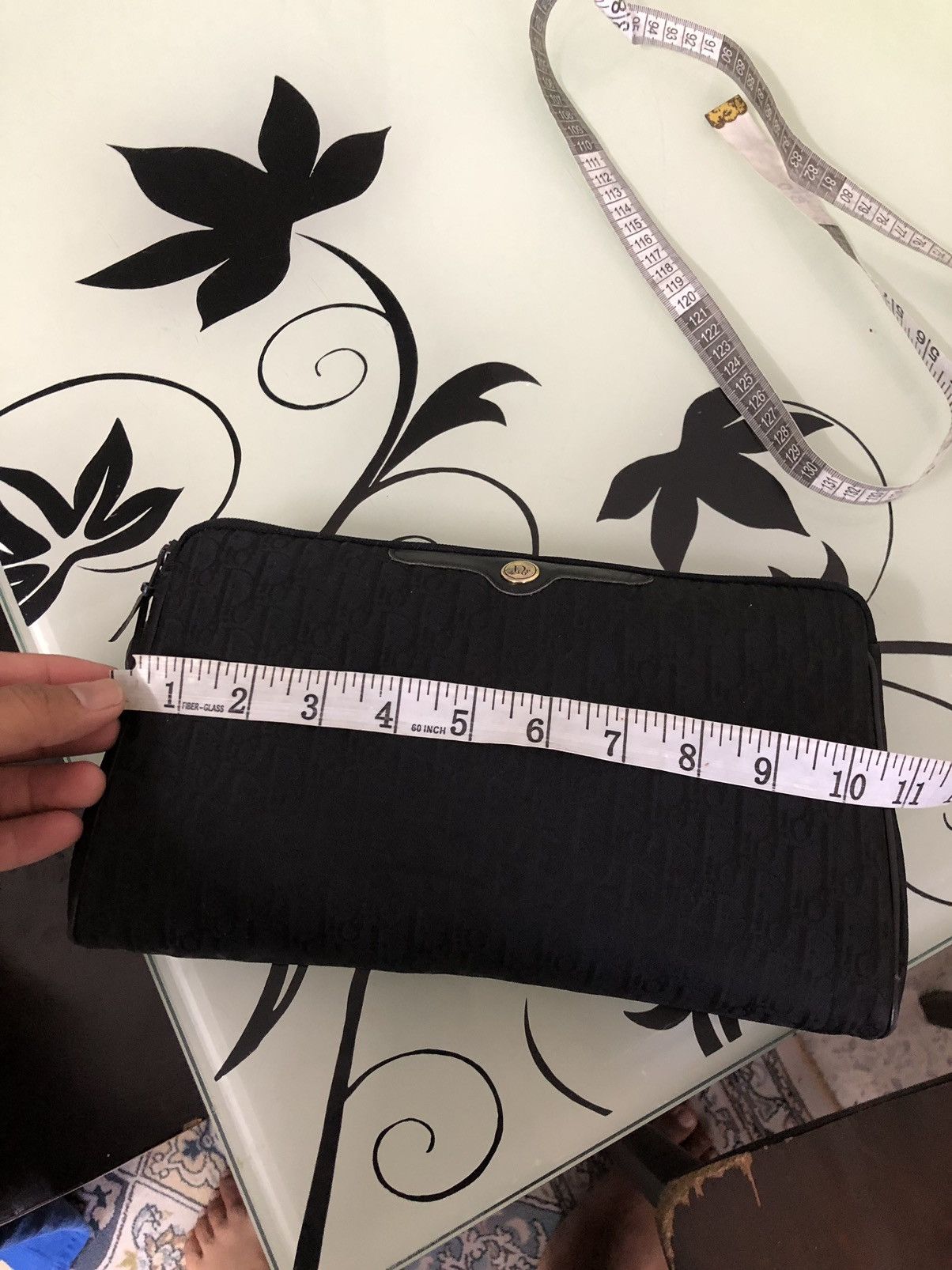 Christian Dior Monsieur Vintage Christian Dior Monogram Clutch Bag Black Size ONE SIZE - 20 Thumbnail