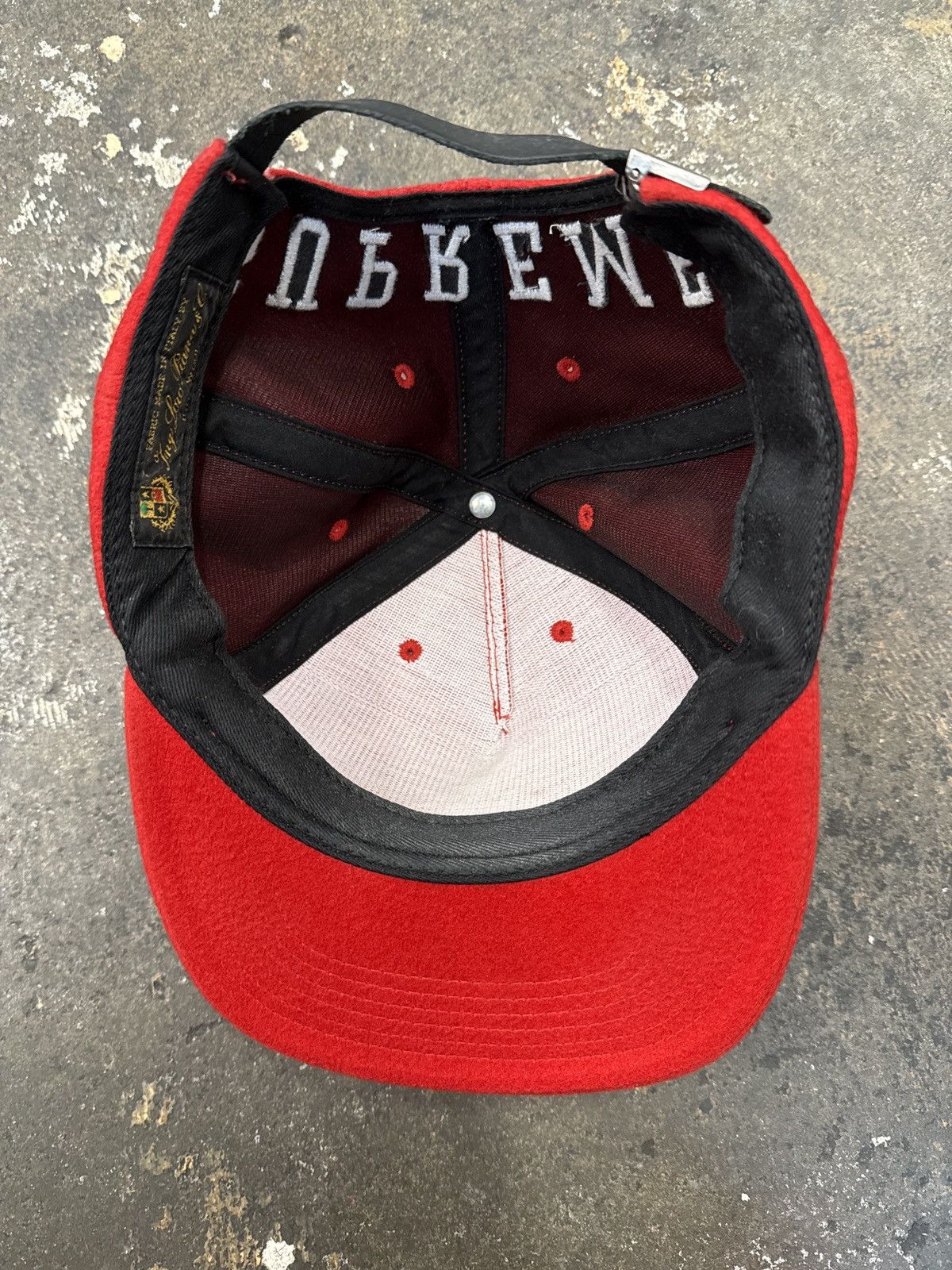 Supreme Supreme Loro Piana Will Back Arc 5 Panel Cap Size ONE SIZE - 5 Thumbnail