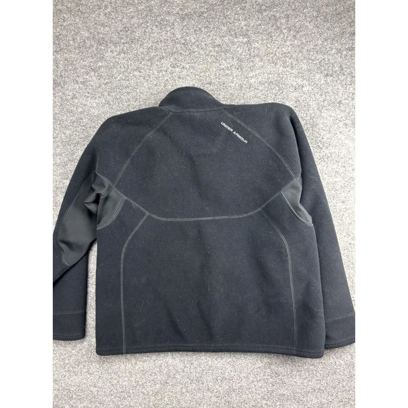 Under Armour Under Armour Jacket Mens XL Black Full Zip Fleece Performance Athletic Size US XL / EU 56 / 4 - 6 Thumbnail