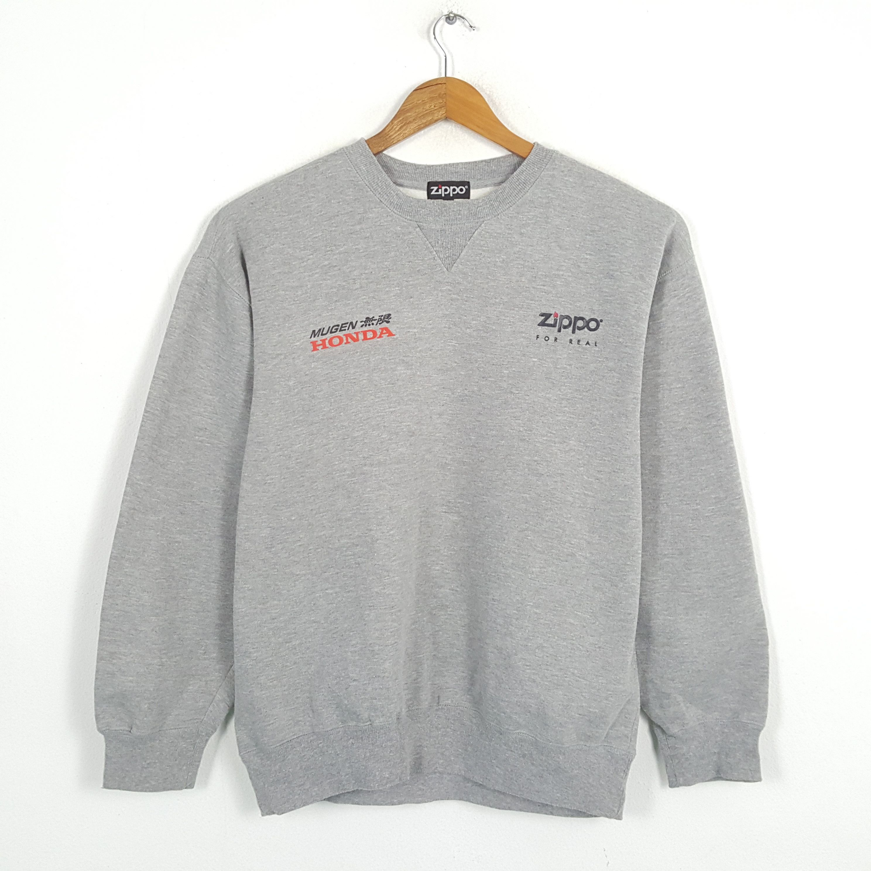 Honda × Vintage Vintage Zippo x MUGEN HONDA Japan Racing Custom Sweatshirt Size US L / EU 52-54 / 3 - 3 Thumbnail