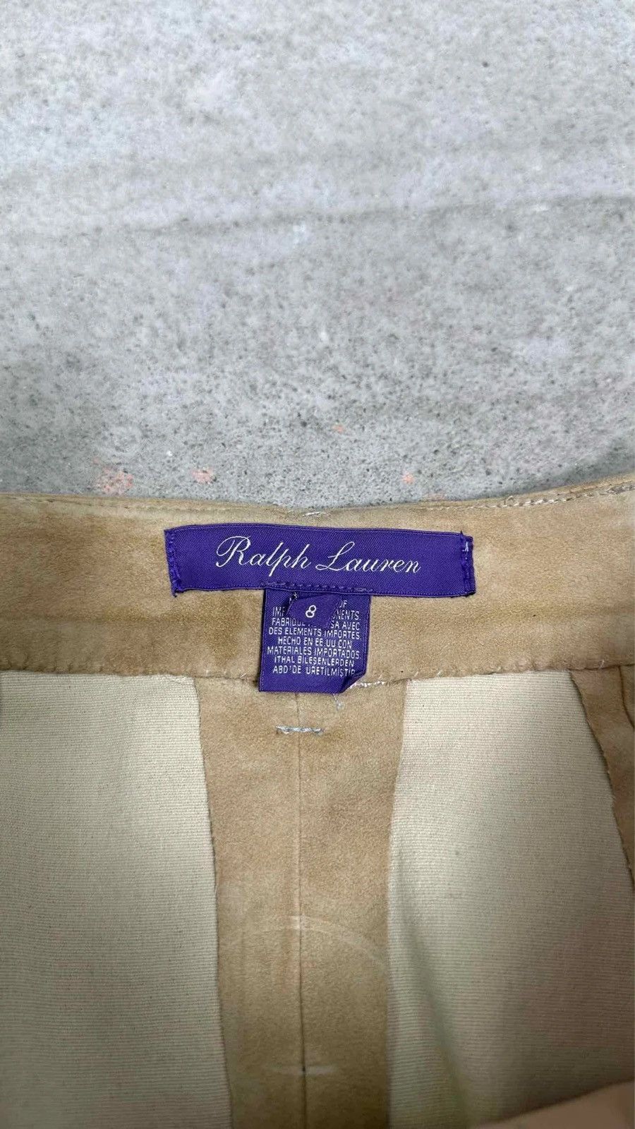 Ralph Lauren Purple Label Ralph Lauren Purple Label 8 M Beige Suede Pants Legging’s Size 30" / US 8 / IT 44 - 7 Thumbnail