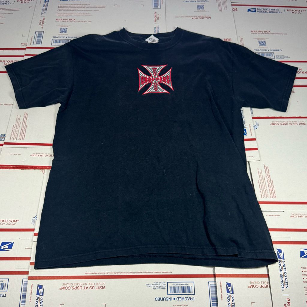 Harley Davidson Black and Red West Coast Choppers T-Shirt Vintage Size XL Size US XL / EU 56 / 4 - 2 Thumbnail