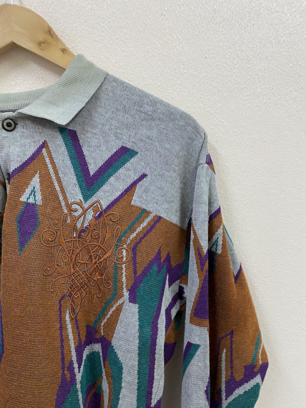 Vintage Vtg Knitwear Polos Shirt - Signore Gran Size US M / EU 48-50 / 2 - 6 Thumbnail