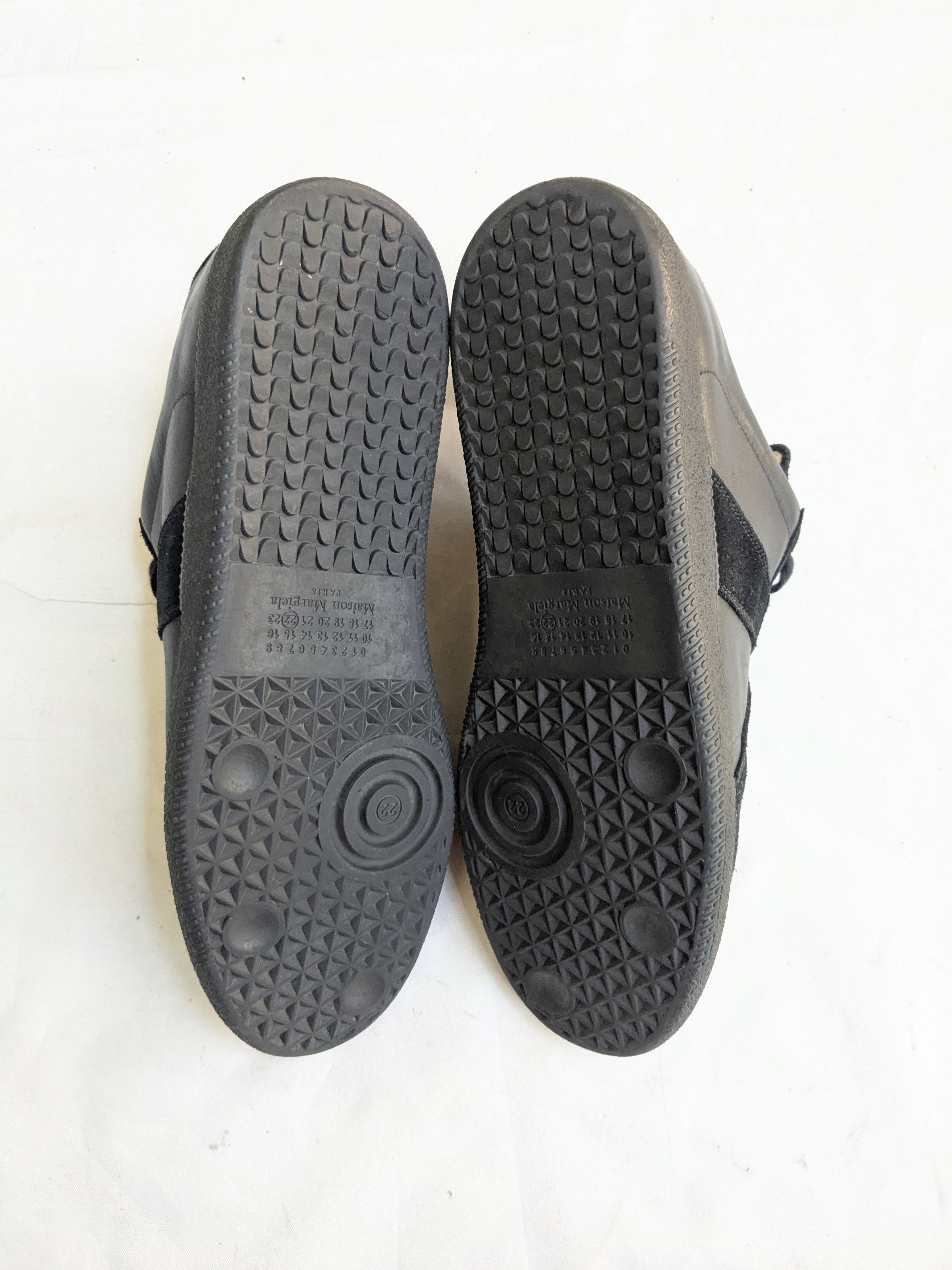 Maison Margiela Mason Margiela GAT Replica Sneakers Black 12 45 Low Tops Size US 12 / EU 45 - 15 Thumbnail