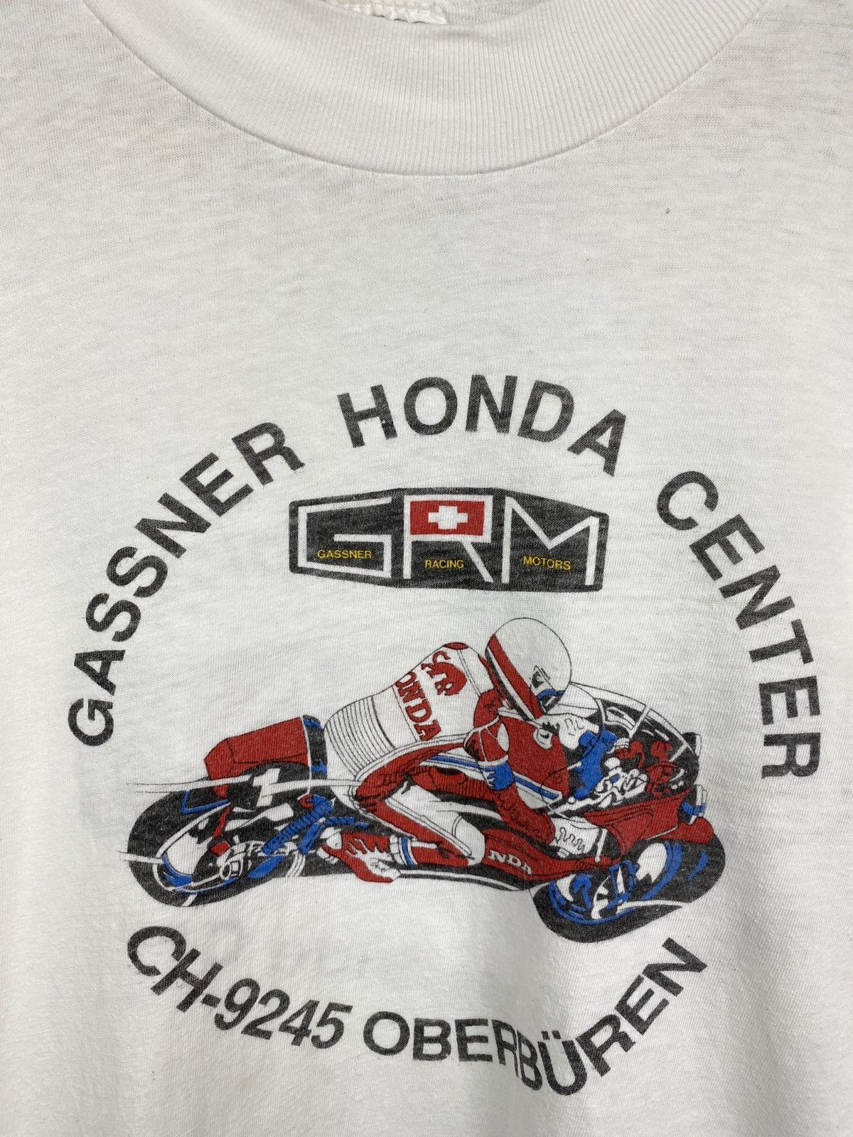 Honda 🇨🇭 Vintage 90s Honda Switzerland Gassner Racing Long Sleeve Size US M / EU 48-50 / 2 - 4 Thumbnail