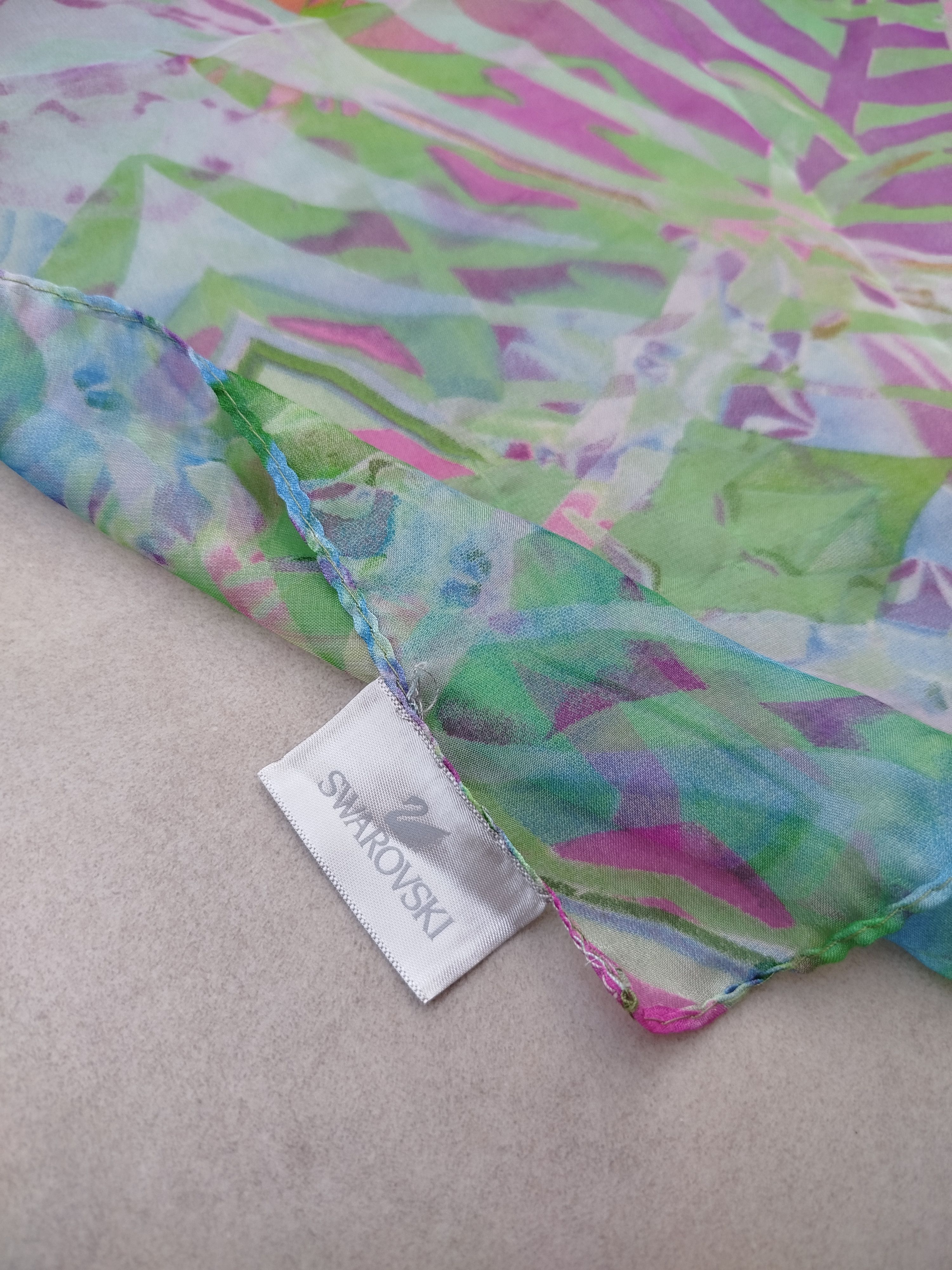 Swarovski Swarovski square scarf multicoloured Size ONE SIZE - 2 Thumbnail