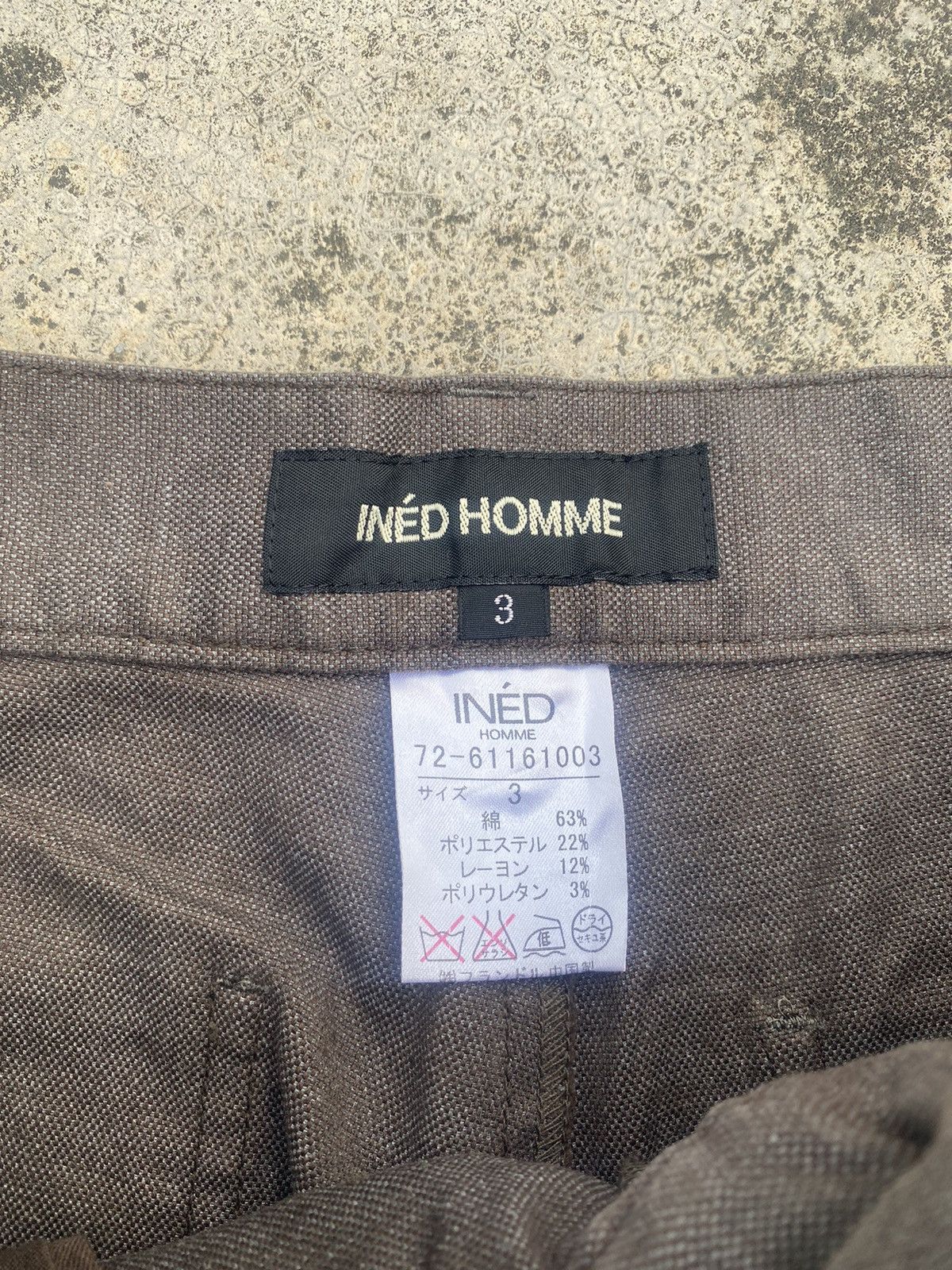 Designer × Japanese Brand × Yohji Yamamoto Ined Yohji Yamamoto Straight Cut Casual Pants Size US 30 / EU 46 - 6 Thumbnail