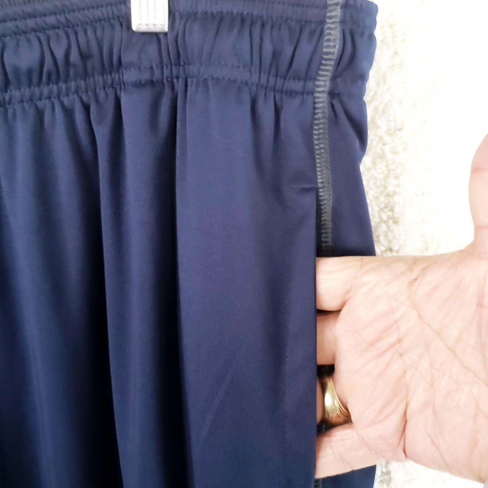 Vintage SB Tech Big & Tall Cool Play Athletic Shorts Men 3XL Navy Blue Elastic Waist New Size US 39 - 5 Thumbnail