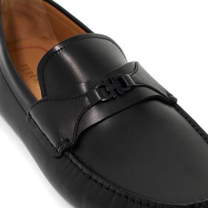 Salvatore Ferragamo o1s22i1n0225 Leather Loafers in Black Size US 6.5 / EU 39-40 - 4 Thumbnail