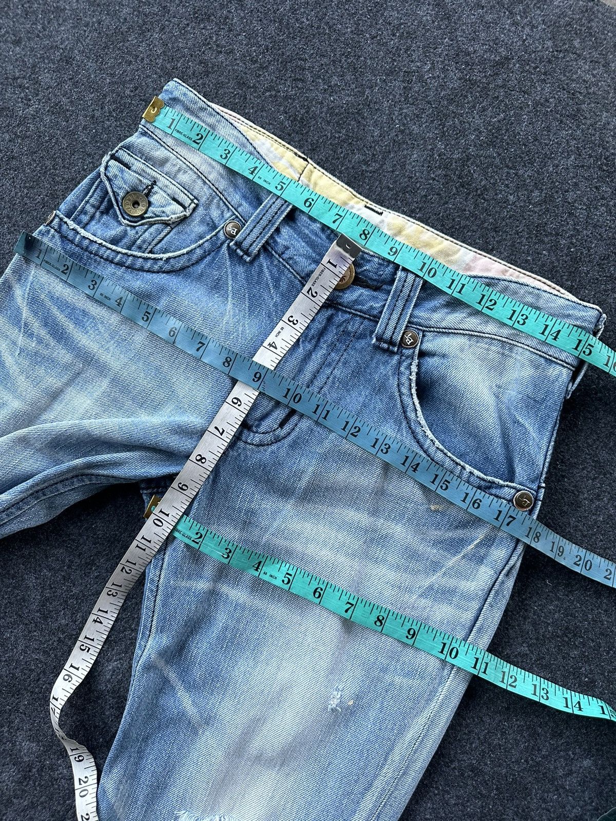 Edwin × If Six Was Nine × Vintage Vintage Edwin Blue Trip Distressed Hawaian Denim D166 Size US 28 / EU 44 - 10 Thumbnail