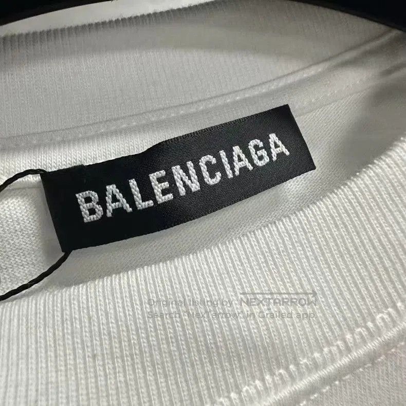 Balenciaga Balenciaga White Coke Print Oversized T-shirt. Size US XS / EU 42 / 0 - 3 Thumbnail