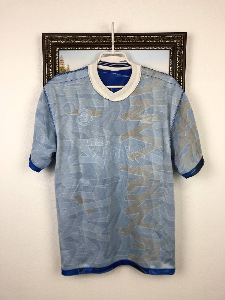 Adidas FC Schalke 04 Home football shirt 1993 Soccer Adidas Jersey Size US M / EU 48-50 / 2 - 13 Thumbnail