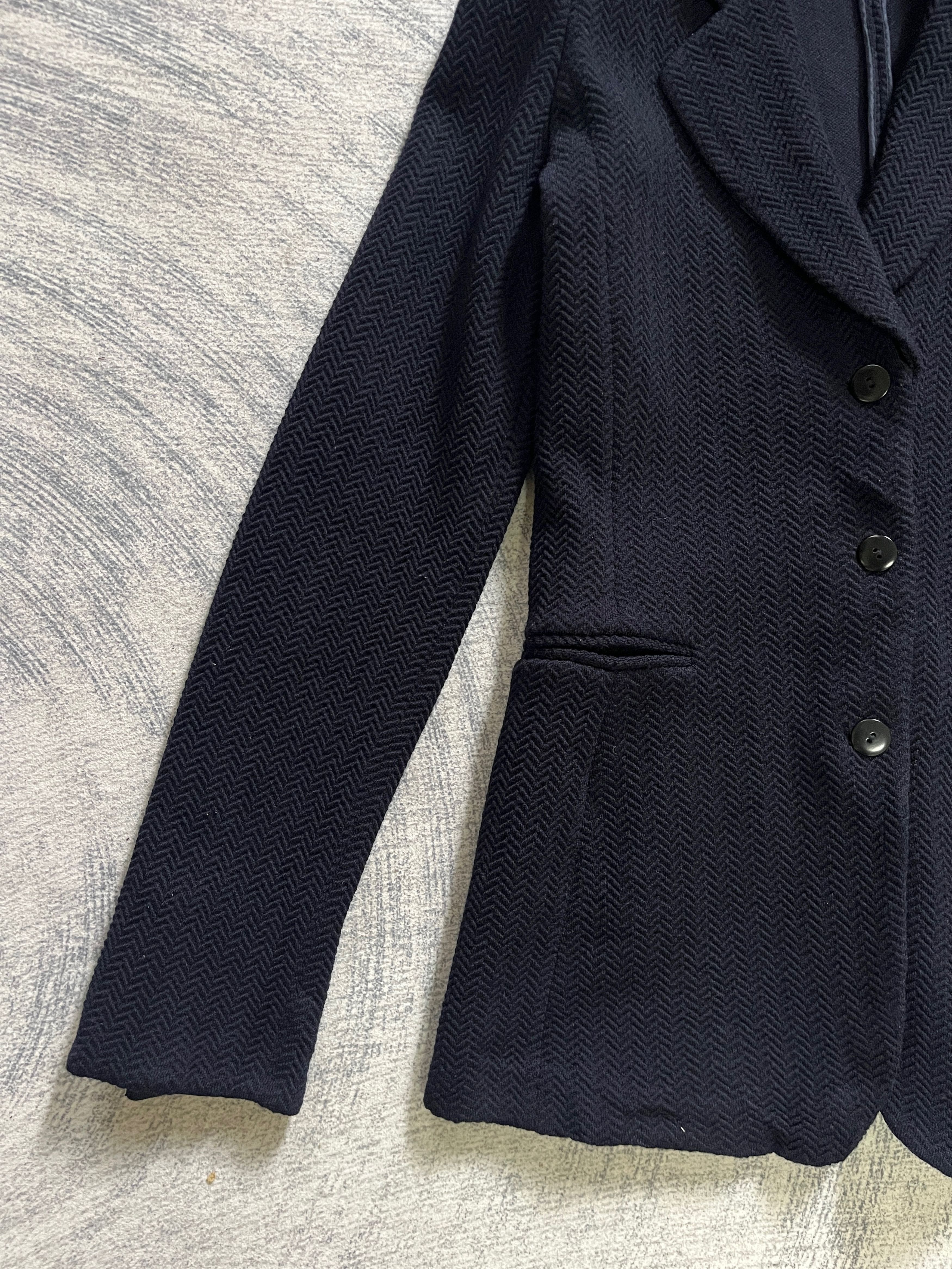 Giorgio Armani Vintage Giorgio Armani Italy Structured Wool Blazer Size 38 Size S / US 4 / IT 40 - 4 Thumbnail