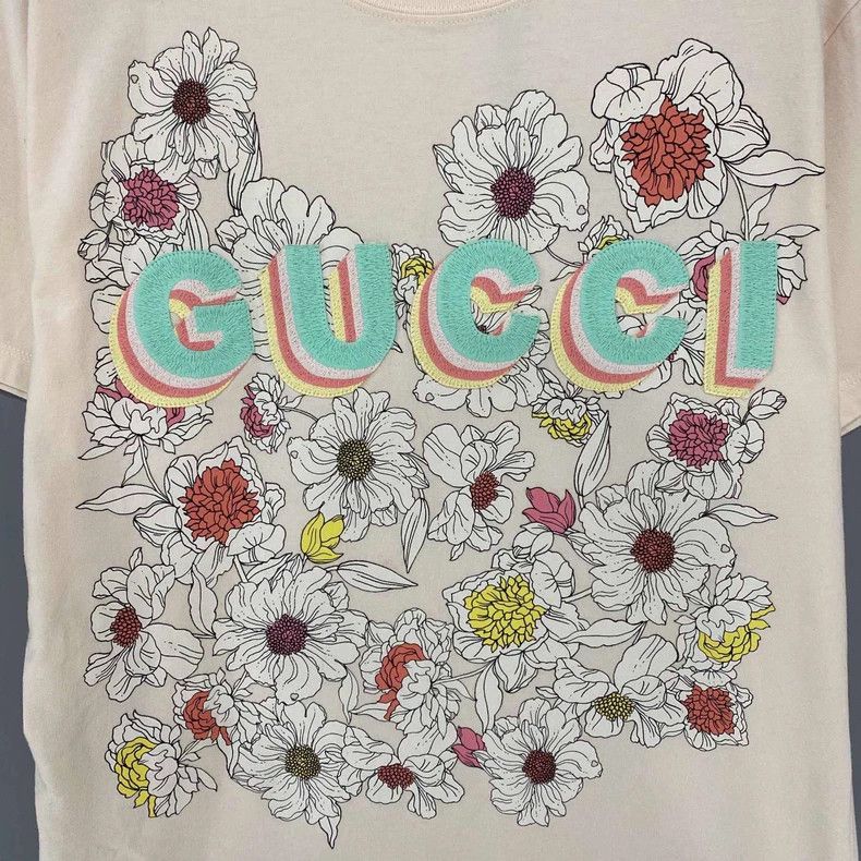 Gucci Gucci Floral embroidery logo short sleeves 2506-Nextarrow Size XS / US 0-2 / IT 36-38 - 3 Thumbnail