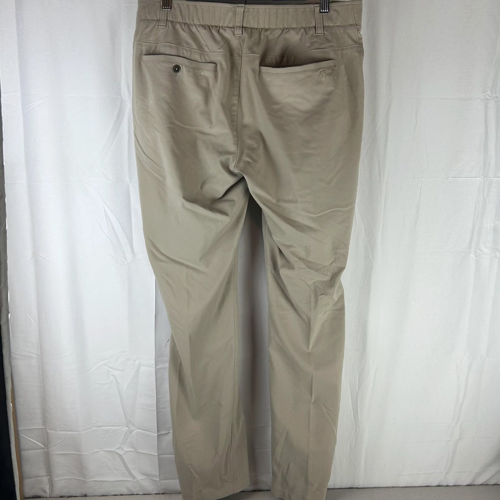 Under Armour Under Armour Pants Mens 36x34 Khakis Beige Golf Stretch Chino Straight Size US 36 / EU 52 - 5 Thumbnail