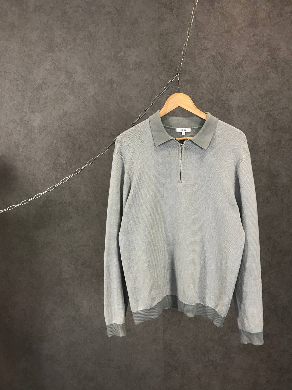 Designer × Reiss Reiss designer 1/3 zip sweatshirt Size US L / EU 52-54 / 3 - 1 Thumbnail