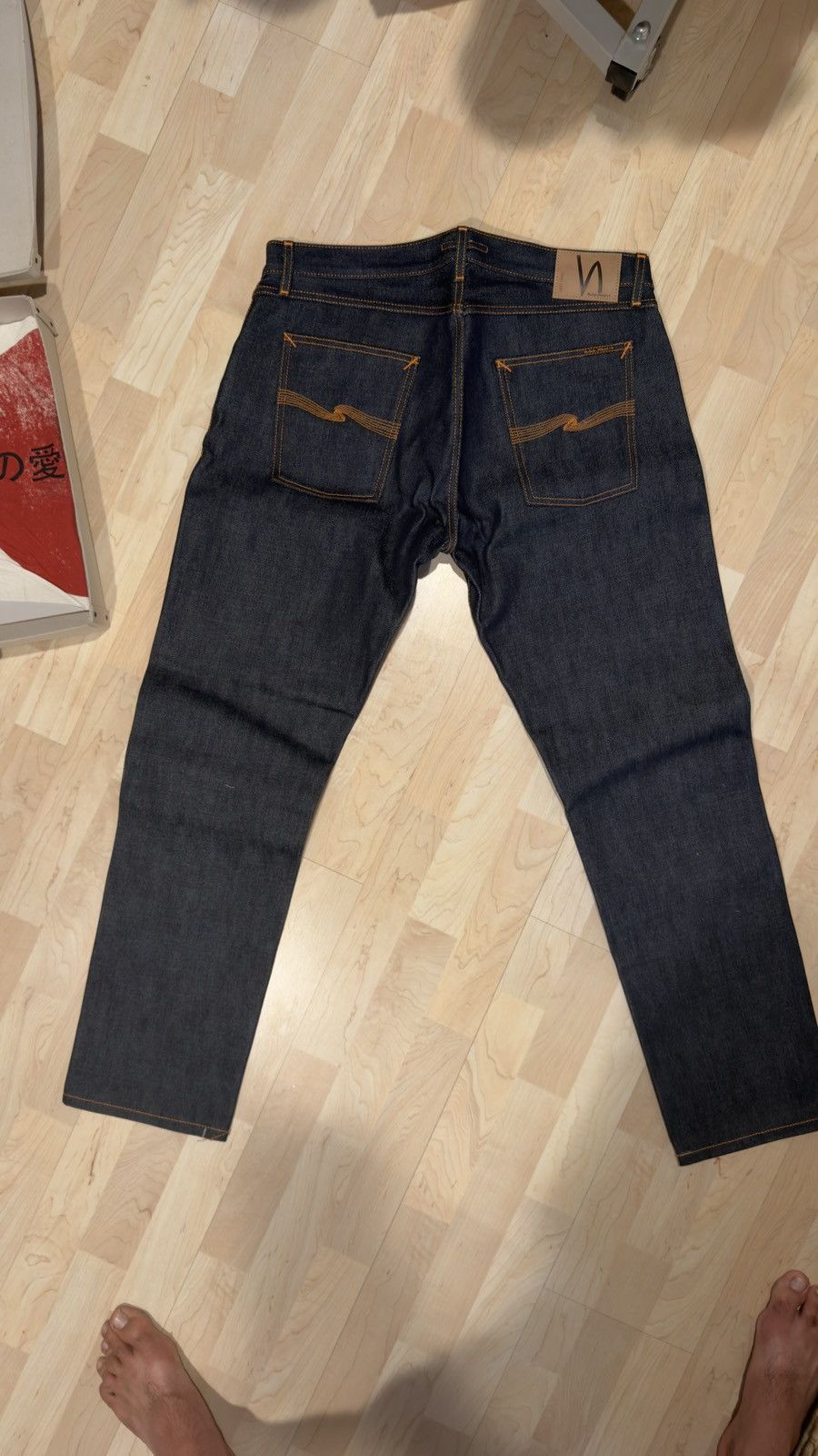 Nudie Jeans 18oz dry heavy Japan selvage Size US 36 / EU 52 - 6 Thumbnail