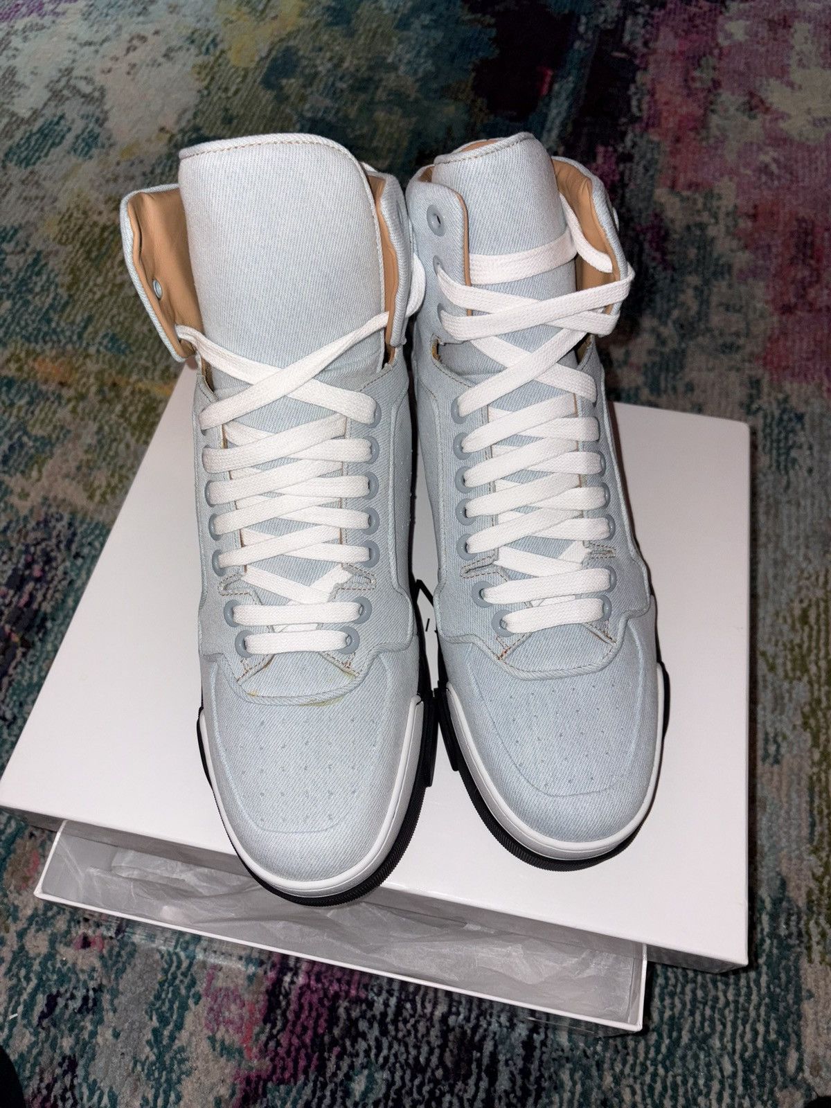 Givenchy 2016 DS GIVENCHY DENIM TYSON SNEAKERS Size US 13 / EU 46 - 9 Thumbnail