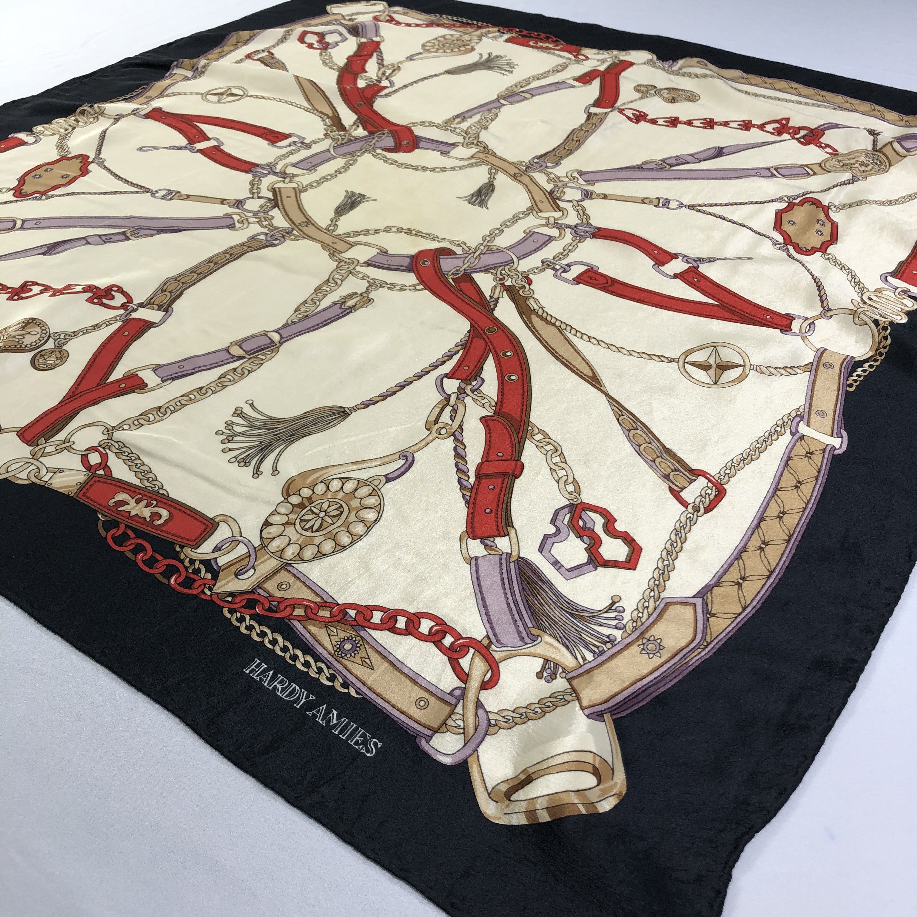 Hardy Amies Vintage Hardy Amies Silk Scarf Size ONE SIZE - 3 Thumbnail