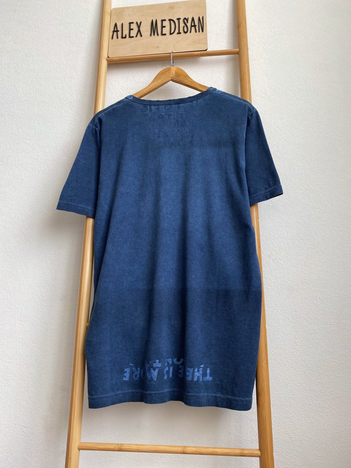 Maison Margiela MAISON MARTIN MARGIELA AIDS garment dyed v- neck t-shirt Size US L / EU 52-54 / 3 - 7 Thumbnail