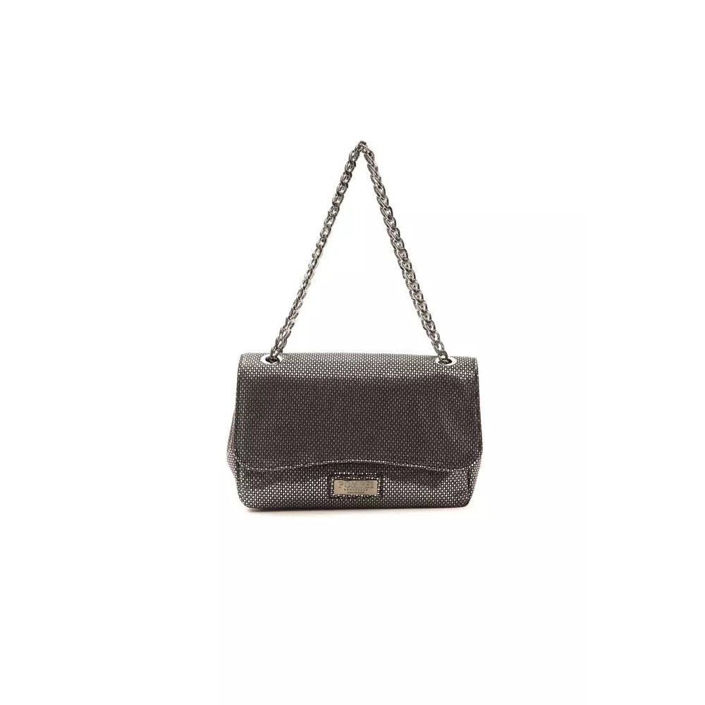 Other Pompei Donatella Gray Leather Crossbody Bag Size ONE SIZE - 1 Thumbnail