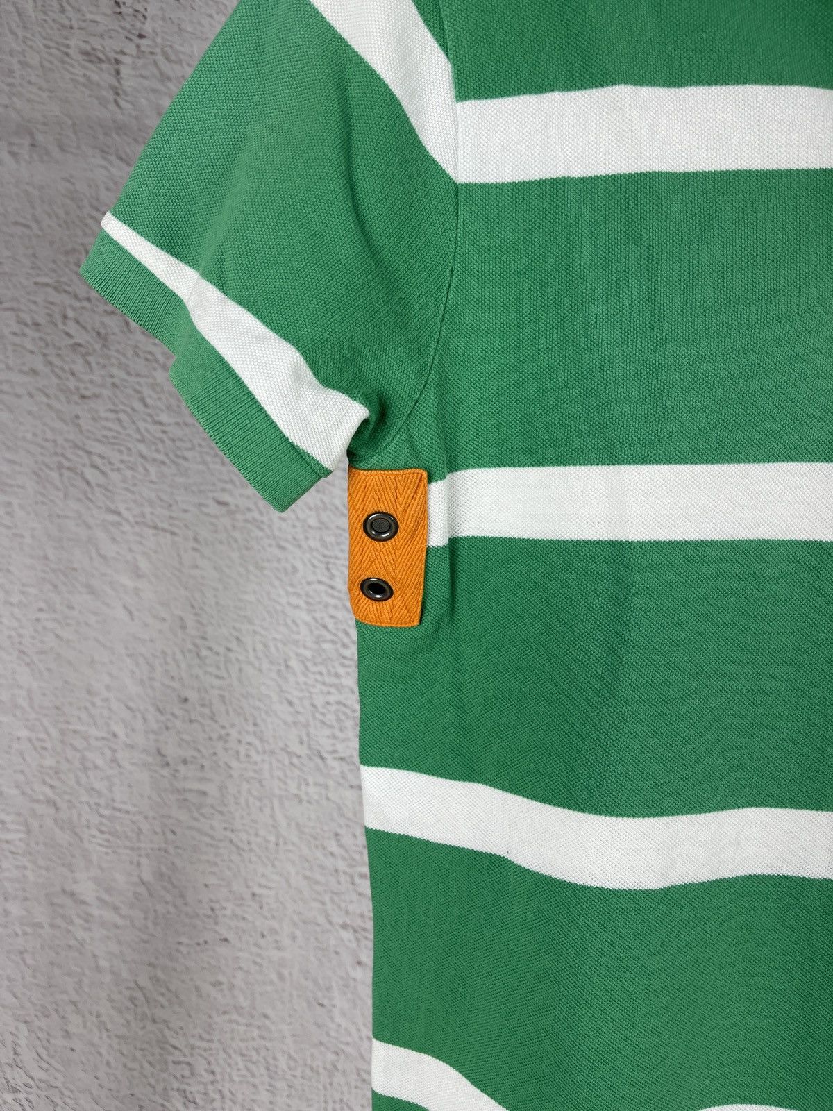 Polo Ralph Lauren Vintage 90s POLO RALPH LAUREN Equestrian Crest Striped Polo Size US S / EU 44-46 / 1 - 4 Thumbnail