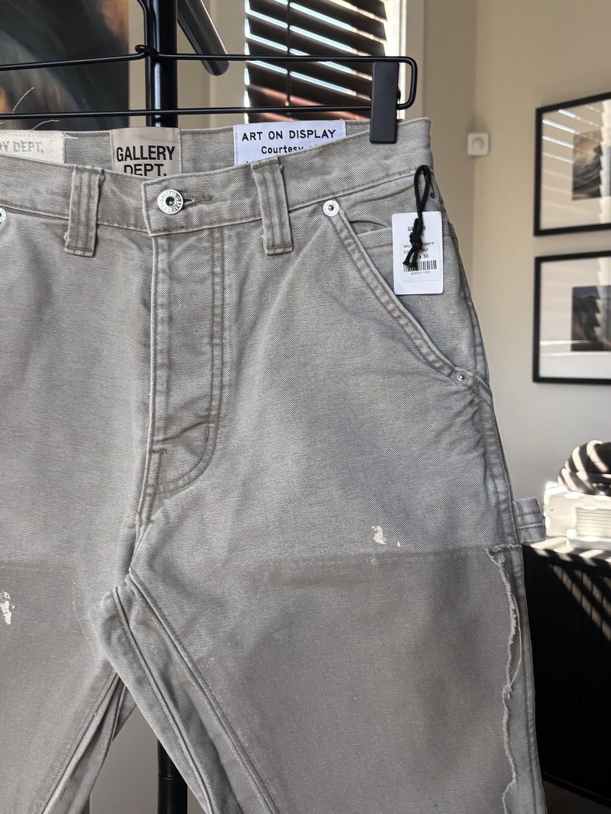 Gallery Dept. 32 X 36 PAINTER CEMENT CARPENTER FLARE DENIM PANTS Size US 32 / EU 48 - 4 Thumbnail