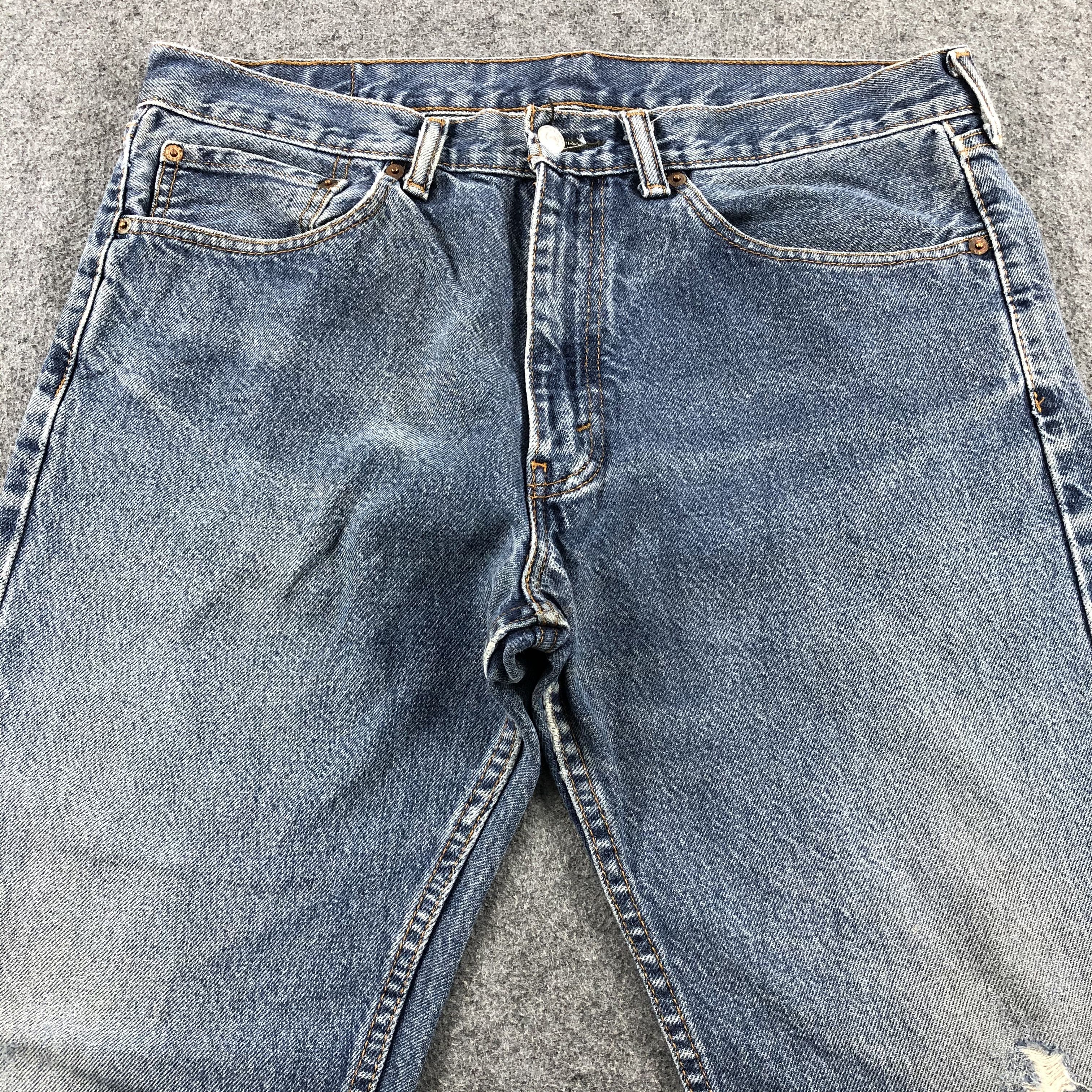 Levi's × Vintage Vintage 90s Blue Wash Levis 505 Jeans-JM1816 Size US 36 / EU 52 - 3 Thumbnail