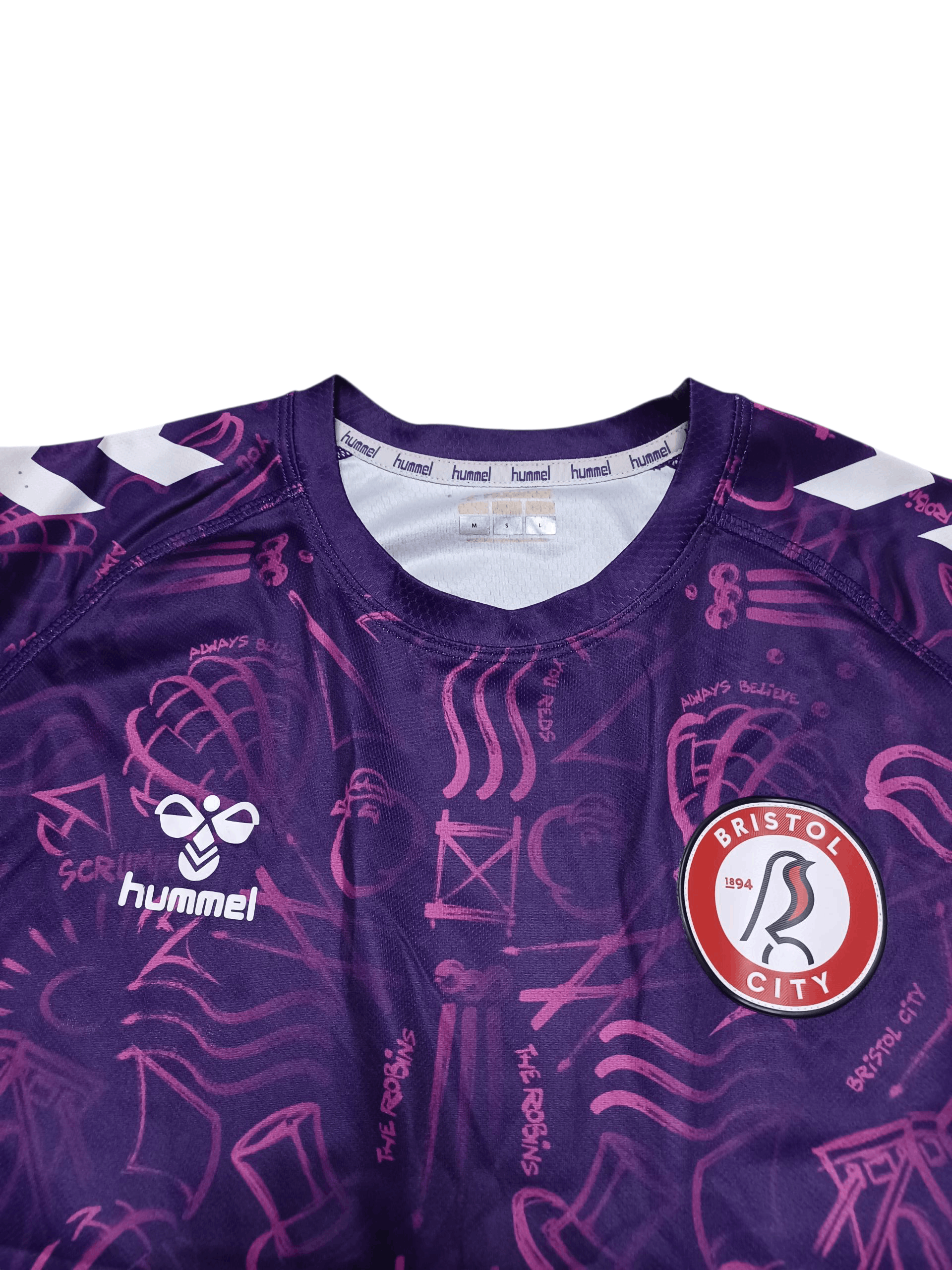 Hummel BRISTOL CITY HUMMEL FIRE VINTAGE SOCCER JERSEY FOOTBALL Size US M / EU 48-50 / 2 - 2 Thumbnail