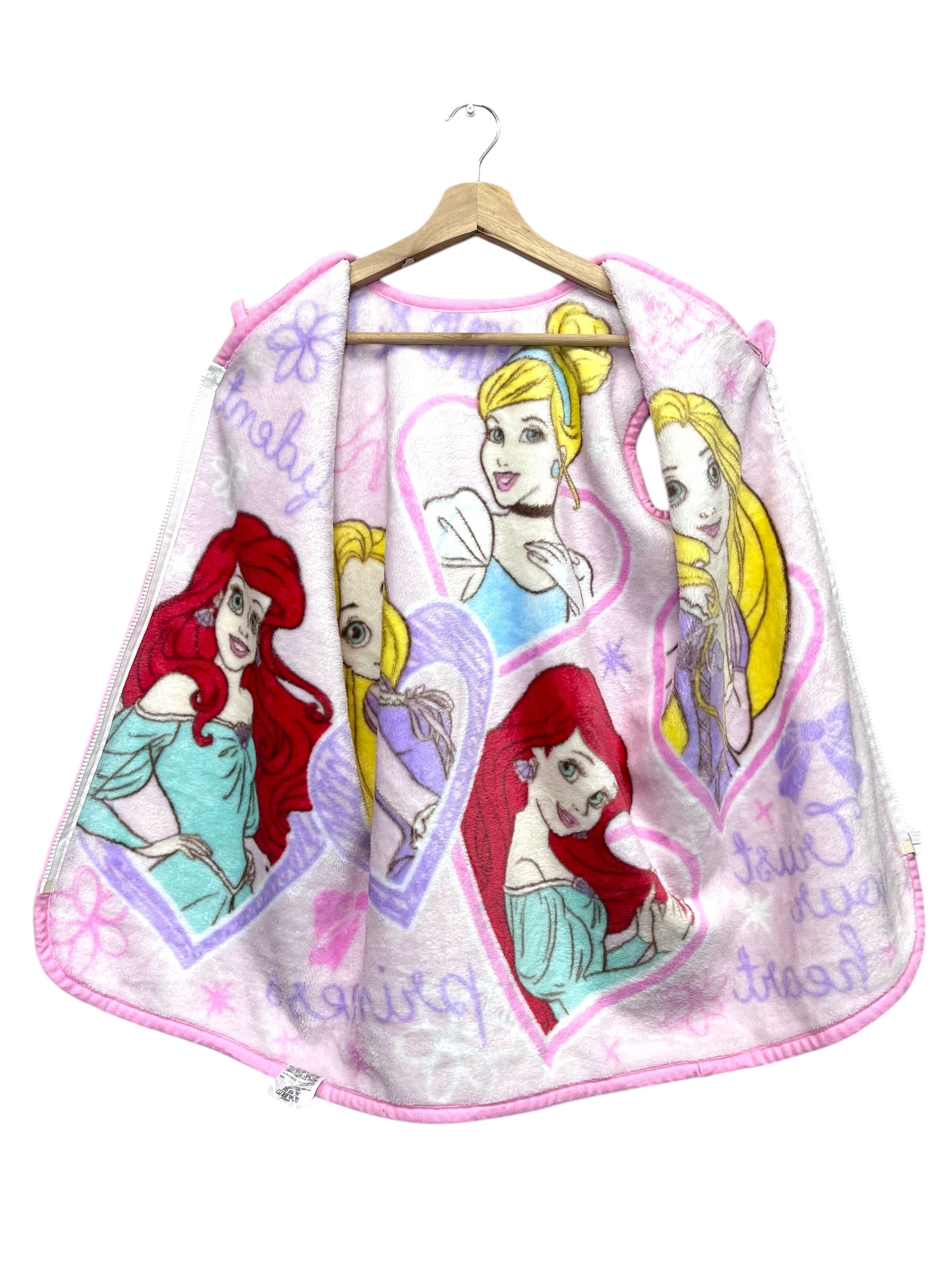 Disney DOPE❤️Vintage Disney PRINCESS Character Fluffy Fleece Vest Size US S / EU 44-46 / 1 - 15 Thumbnail
