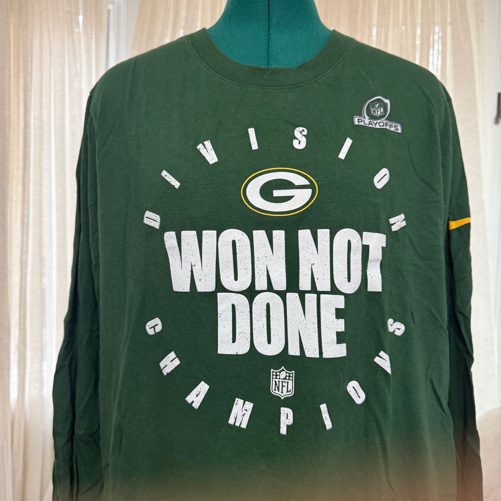 NFL Nike “Won Not Done” Packers Tee | Sz L Size US L / EU 52-54 / 3 - 3 Thumbnail