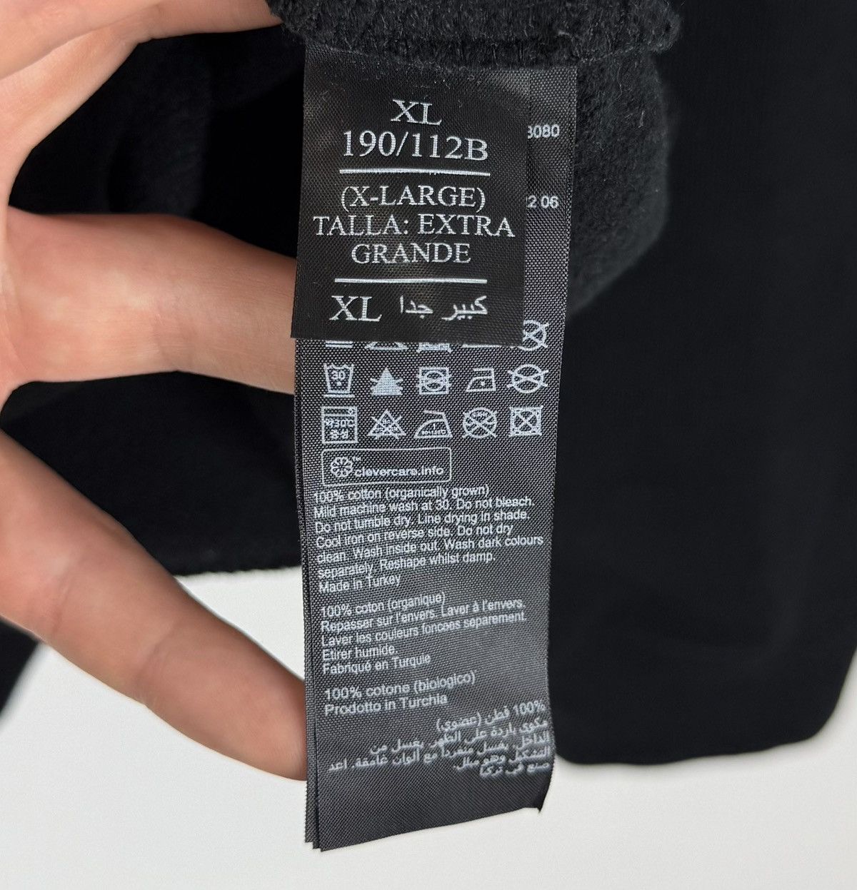 Allsaints Allsaints Raven Oth Hoodie Men’s Size XL Black Pullover Top Size US XL / EU 56 / 4 - 13 Thumbnail
