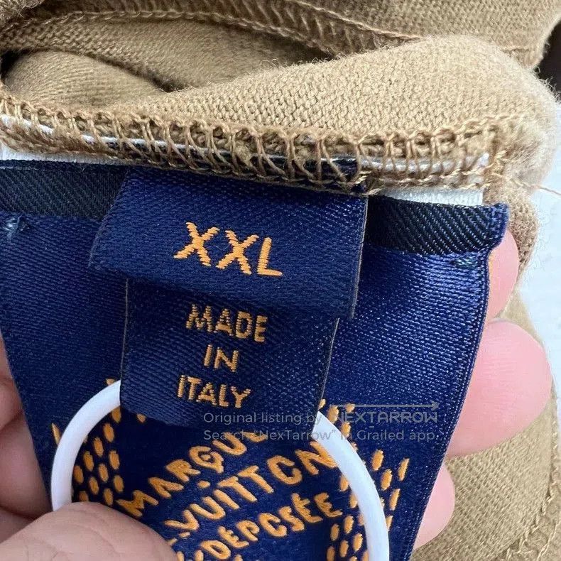 Louis Vuitton Louis Vuitton Rope Knot Embroidered Logo Tee. Size US XXL / EU 58 / 5 - 4 Thumbnail