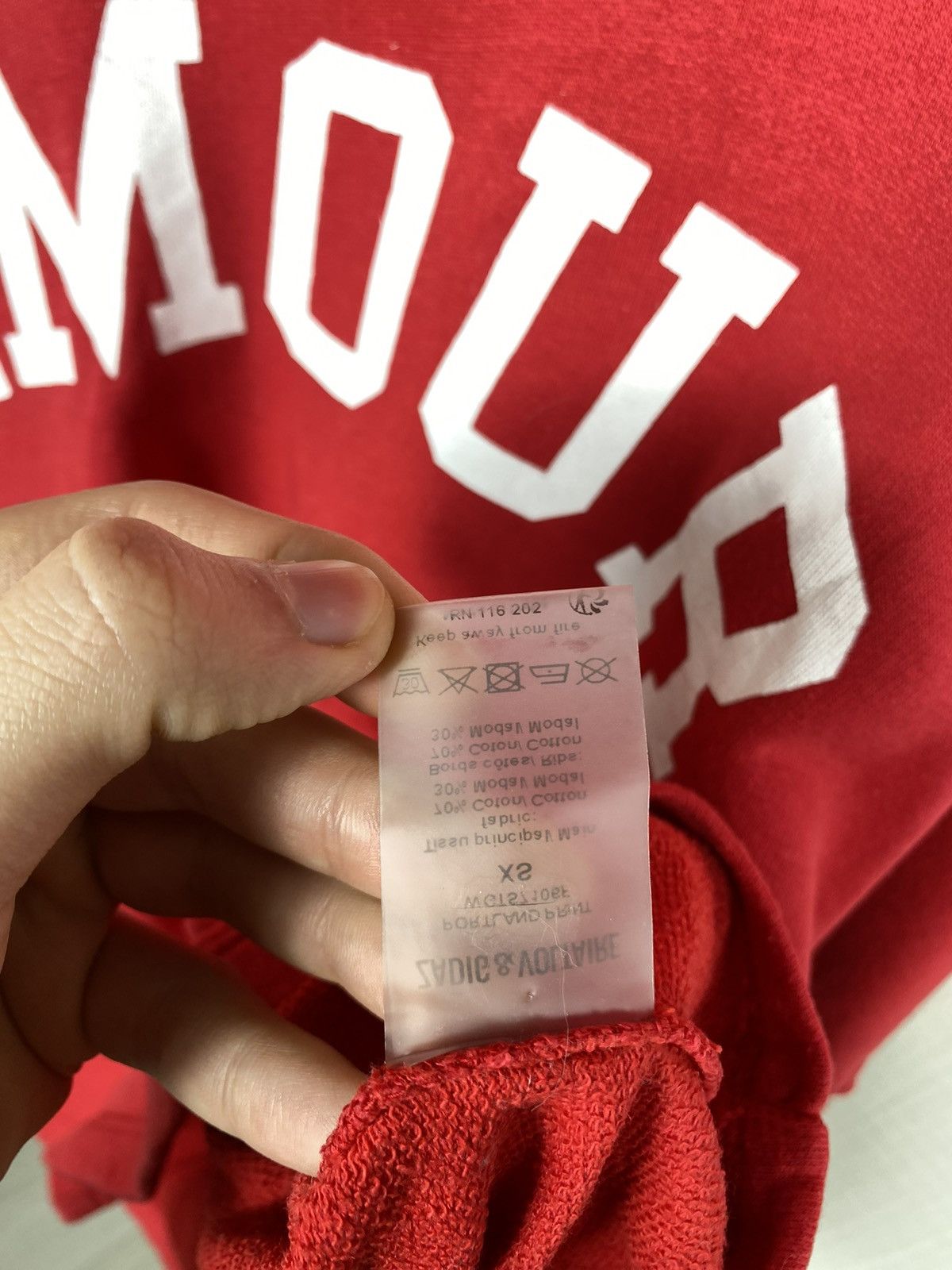 Other Zadig Voltaire Shirt Logo Tee Amour Size XS / US 0-2 / IT 36-38 - 12 Thumbnail