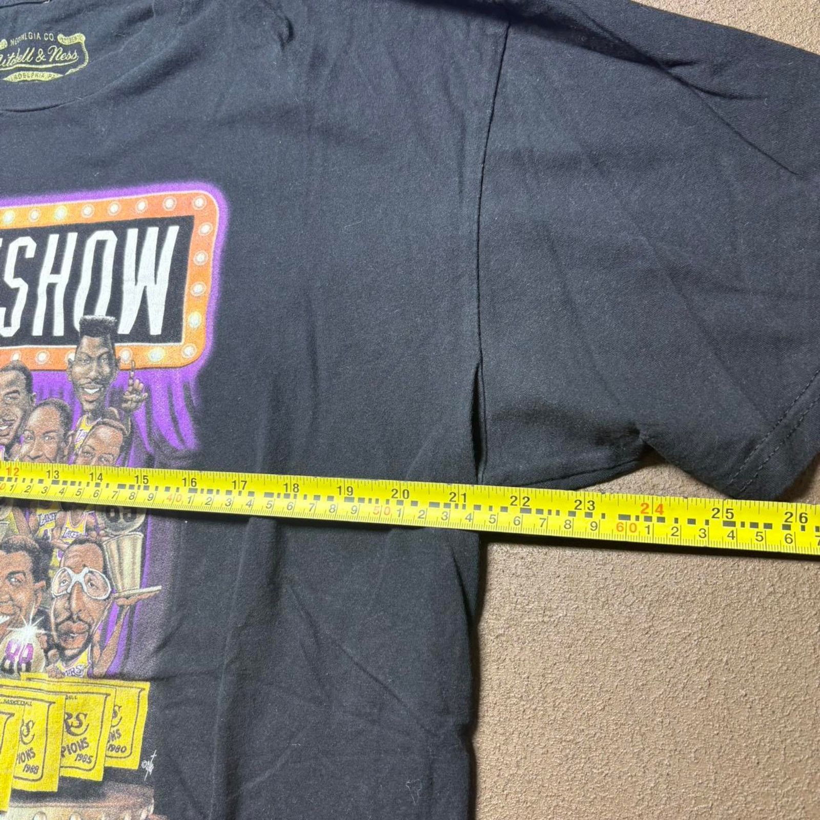 Mitchell & Ness Black Mitchell & Ness Lakers Lakeshow T-shirt Size US XL / EU 56 / 4 - 4 Thumbnail
